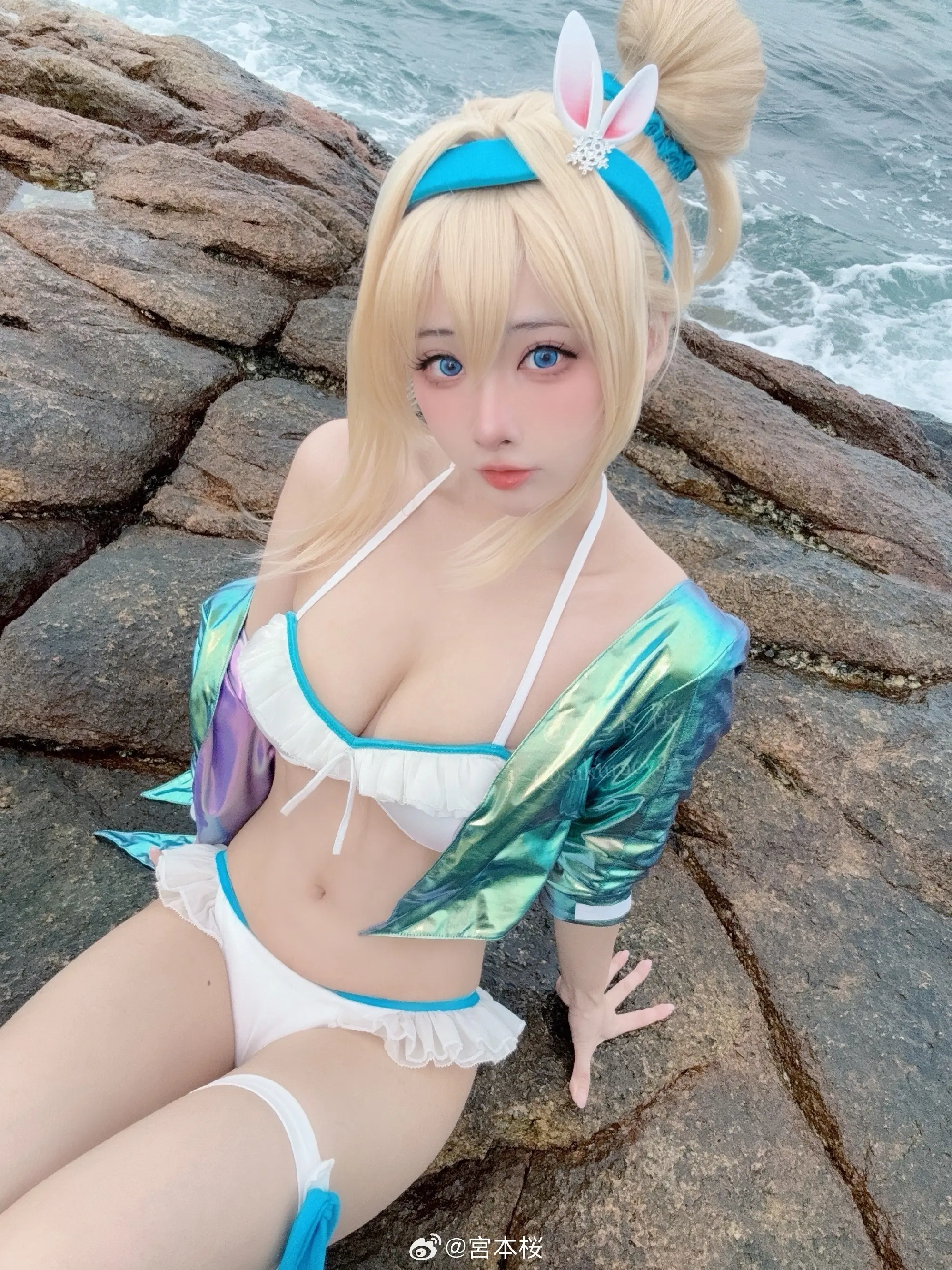 COSPLAY  少前2追放 泳装索米@宮本桜 COSPLAY-第2张