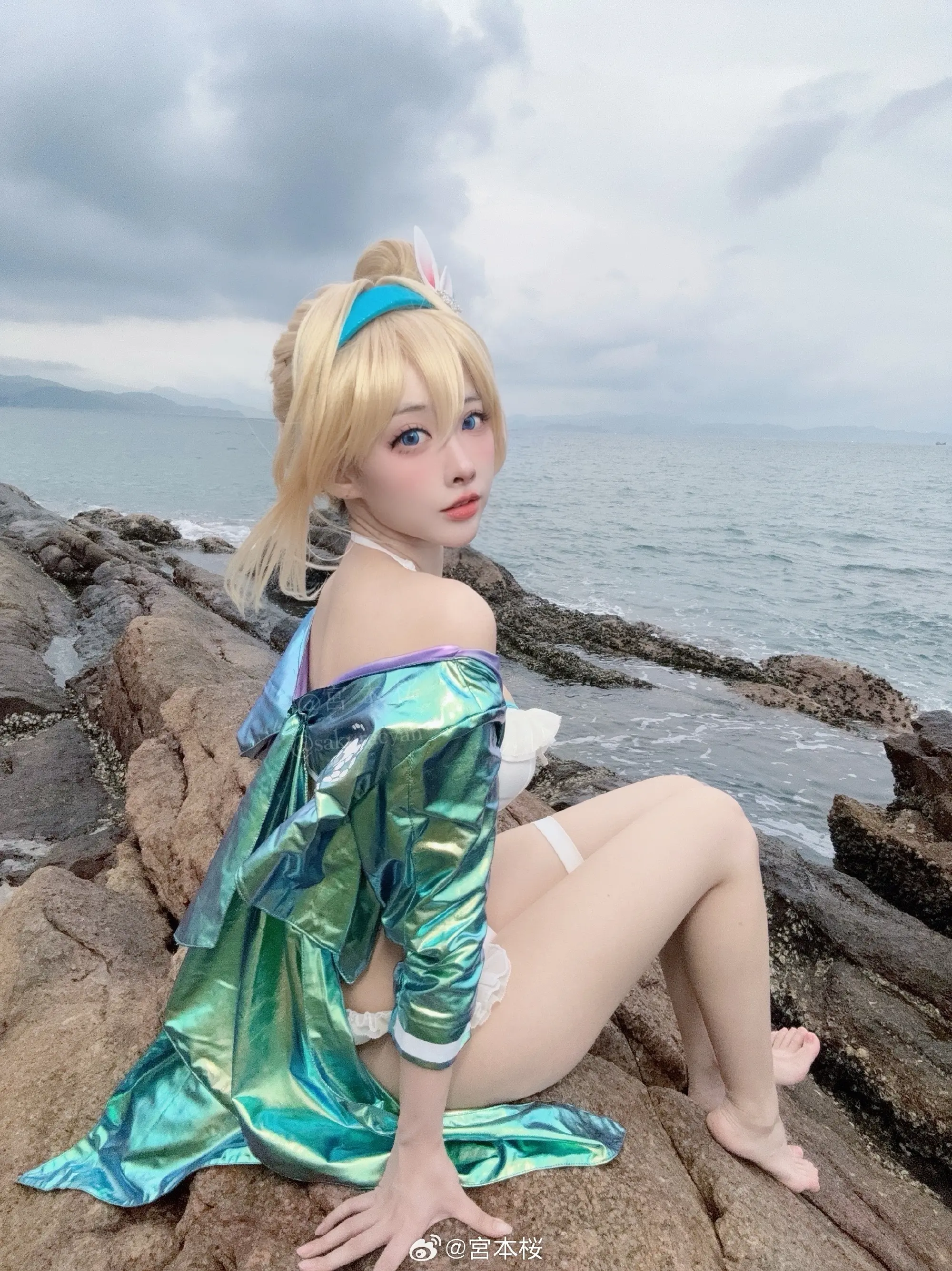 COSPLAY  少前2追放 泳装索米@宮本桜 COSPLAY-第6张