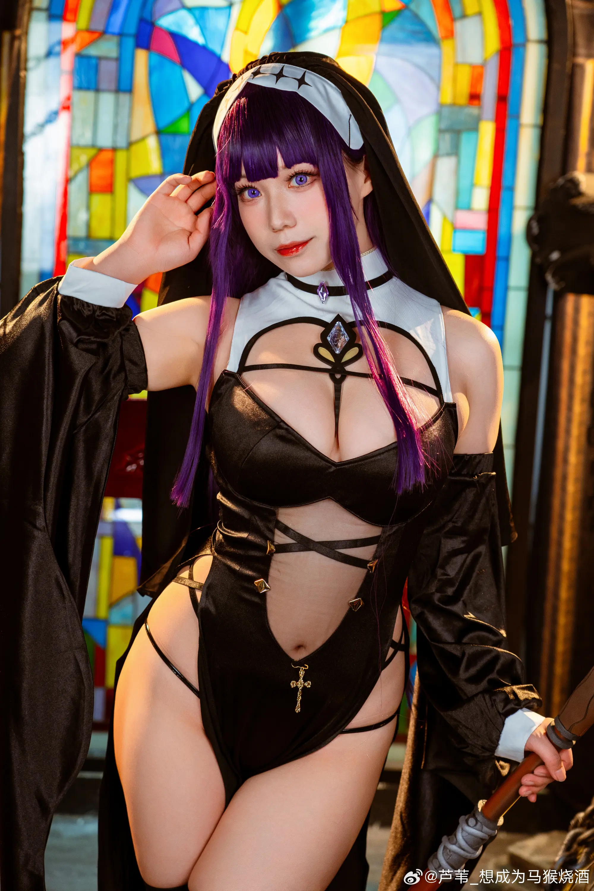 COSPLAY 葬送的芙莉莲 菲伦同人修女@芦苇_想成为马猴烧酒 COSPLAY-第2张
