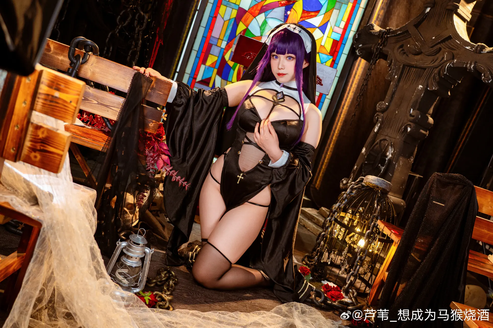 COSPLAY 葬送的芙莉莲 菲伦同人修女@芦苇_想成为马猴烧酒 COSPLAY-第3张