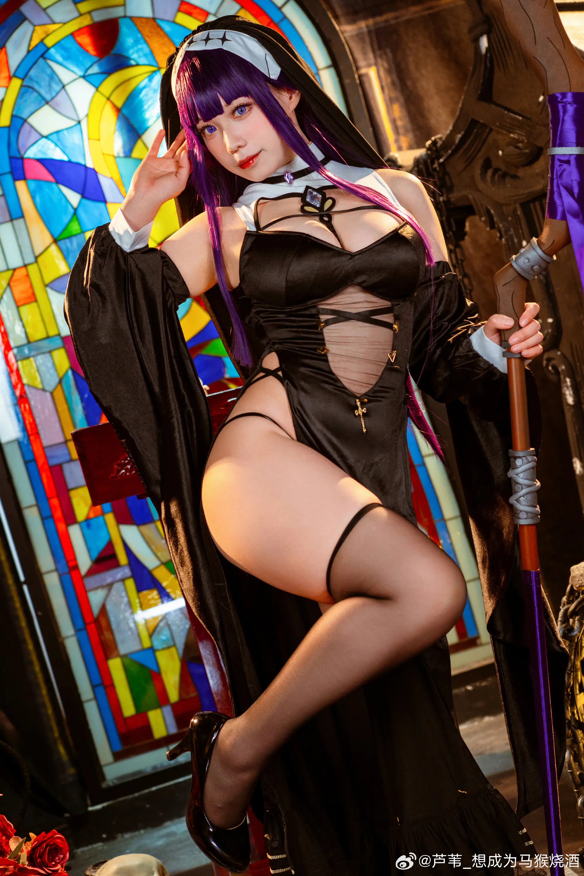 COSPLAY 葬送的芙莉莲 菲伦同人修女@芦苇_想成为马猴烧酒 COSPLAY-第6张