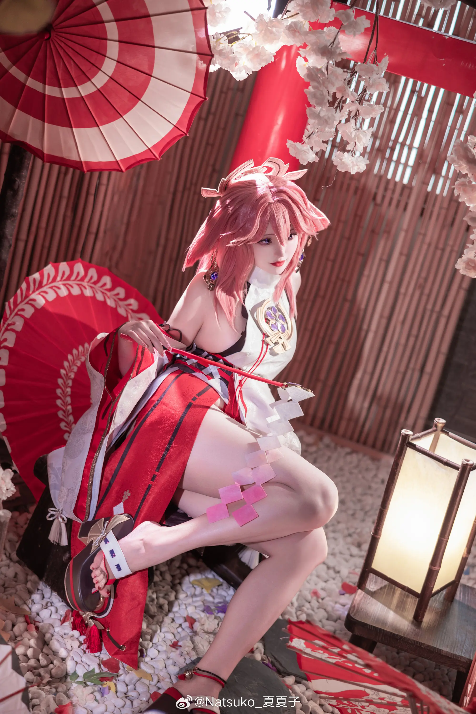 你说…你很喜欢我佩戴「神之眼」 八重神 子的方式 @Natsuko_ 夏夏子 COSPLAY-第8张