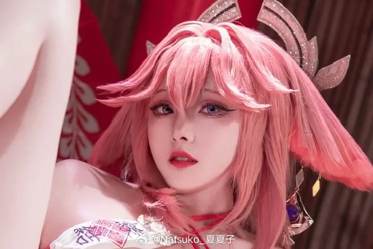 你说…你很喜欢我佩戴「神之眼」 八重神 子的方式 @Natsuko_ 夏夏子 COSPLAY-第11张