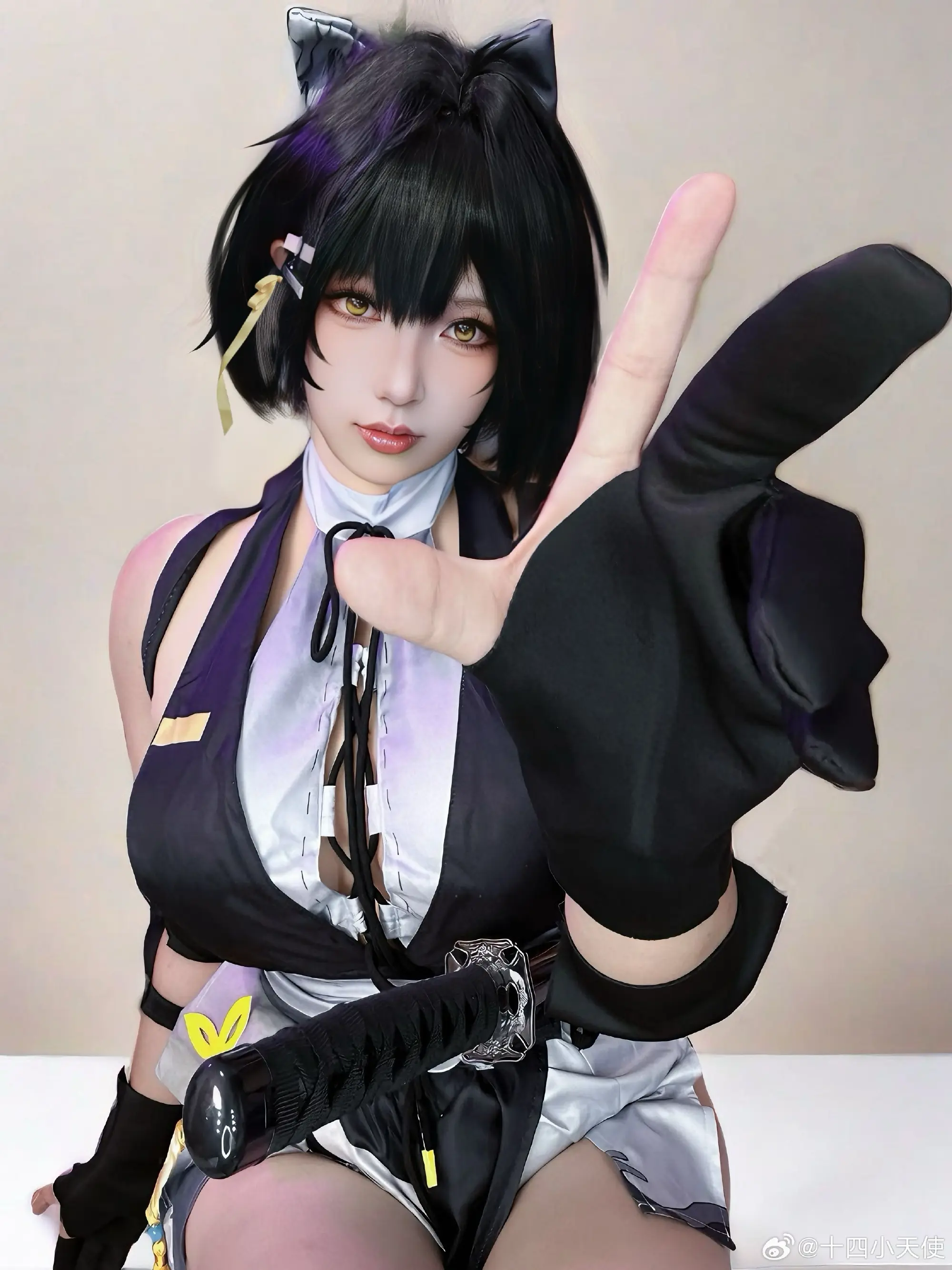 COSPLAY 我看这漂泊者也是风韵犹存 鸣潮 漂泊者@十四小天使 COSPLAY-第3张