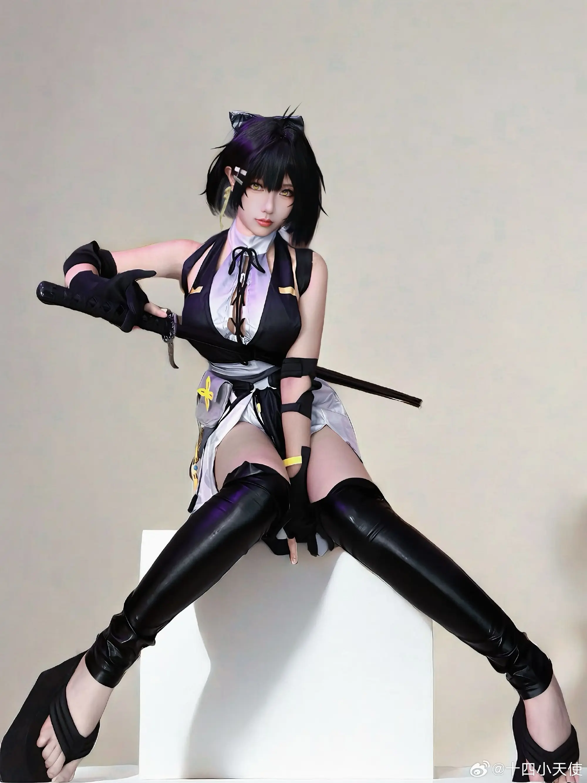 COSPLAY 我看这漂泊者也是风韵犹存 鸣潮 漂泊者@十四小天使 COSPLAY-第9张