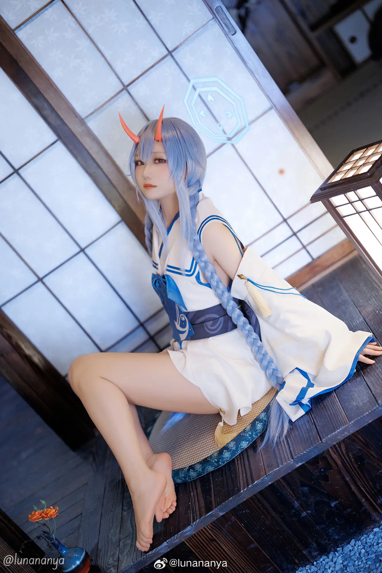 COSPLAY 碧蓝档案 和乐千世@lunananya-公众号小姨ai