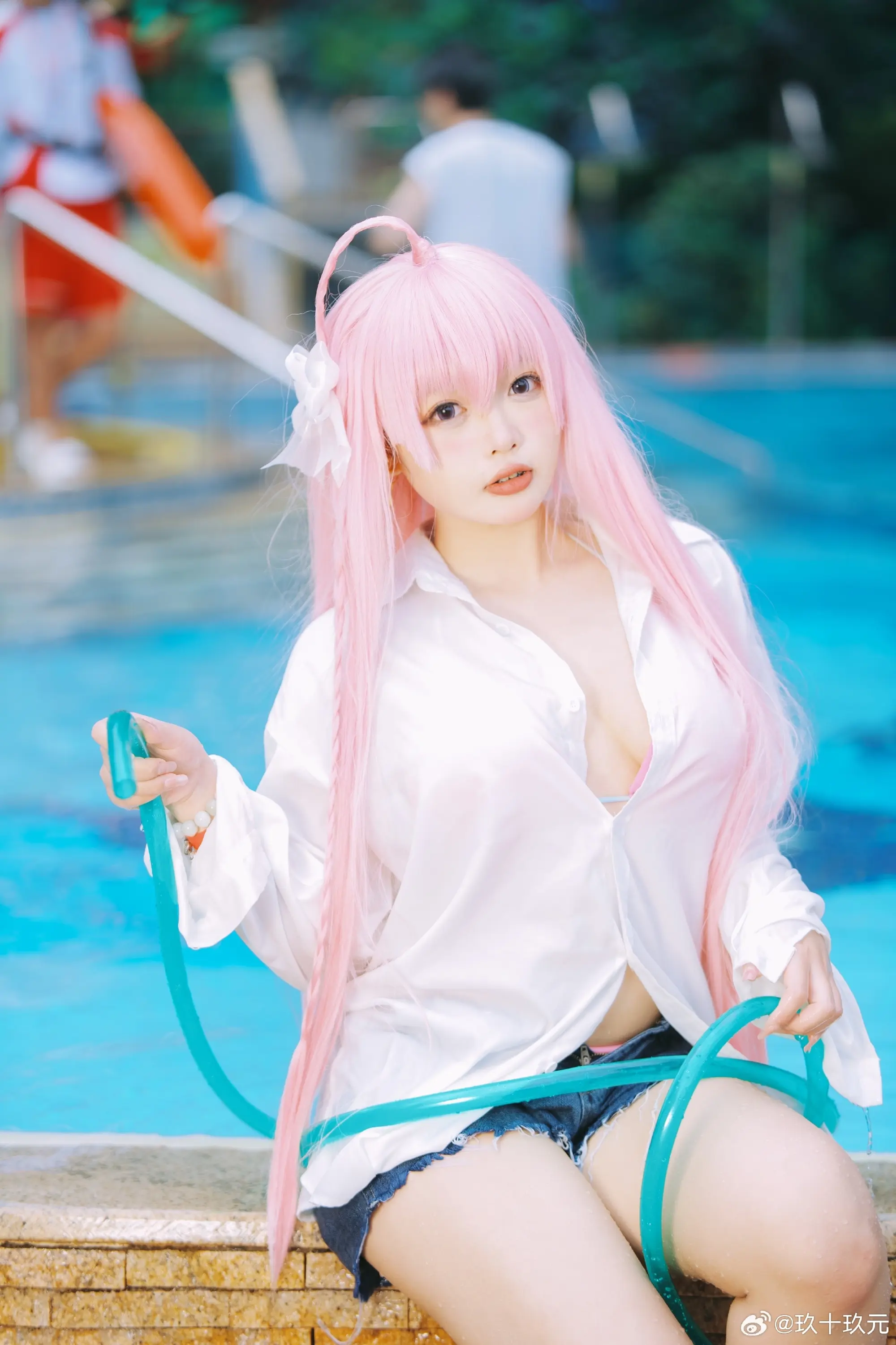 COSPLAY 碧蓝档案 浦和花子@玖十玖元-公众号小姨ai
