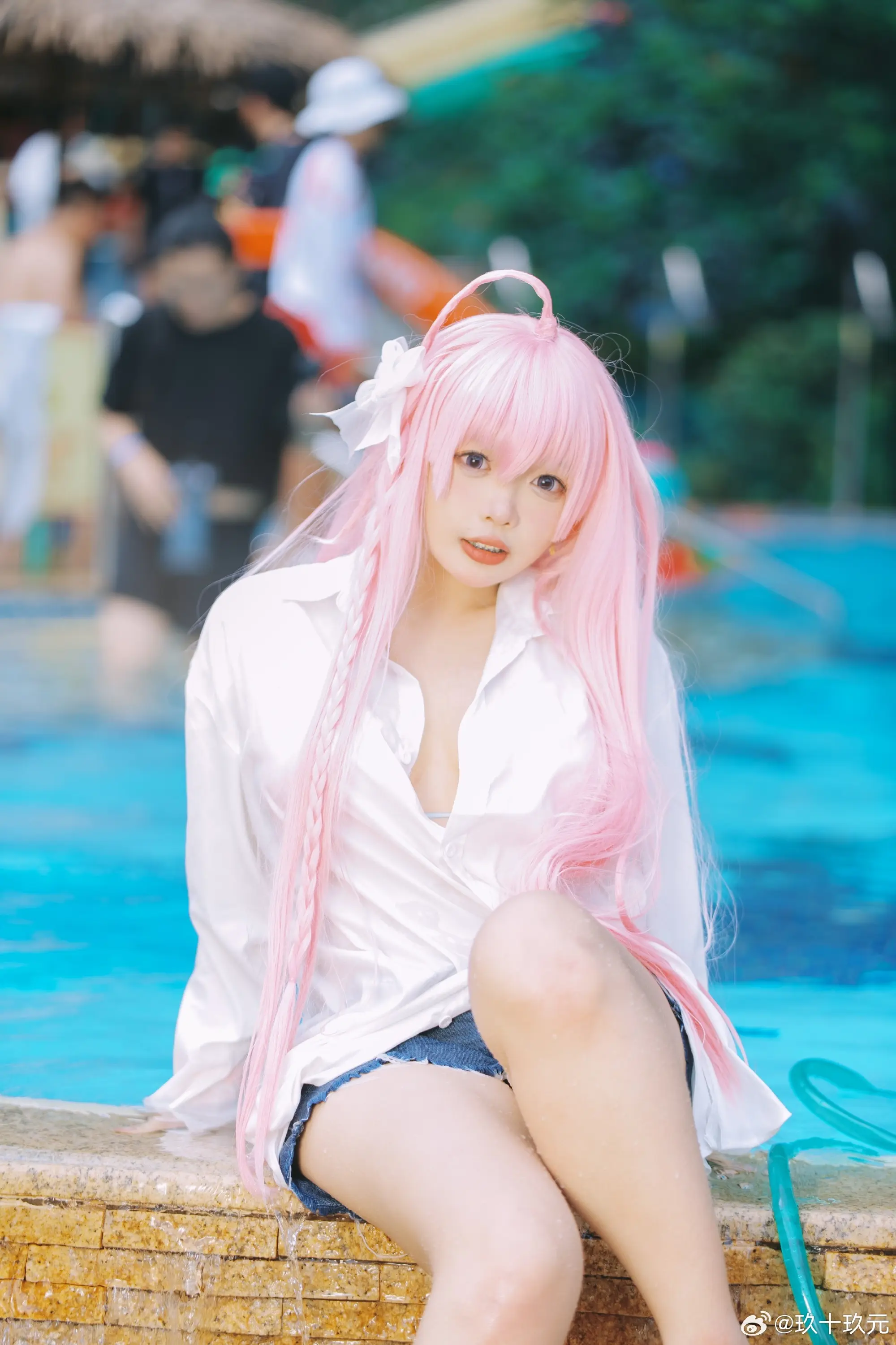 COSPLAY 碧蓝档案 浦和花子@玖十玖元 COSPLAY-第9张