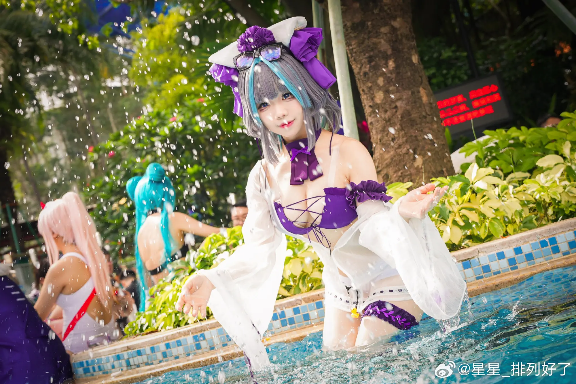 COSPLAY  柴猫猫yyds ！！！ 碧蓝航线 柴郡cos@星星_排列好了 COSPLAY-第9张