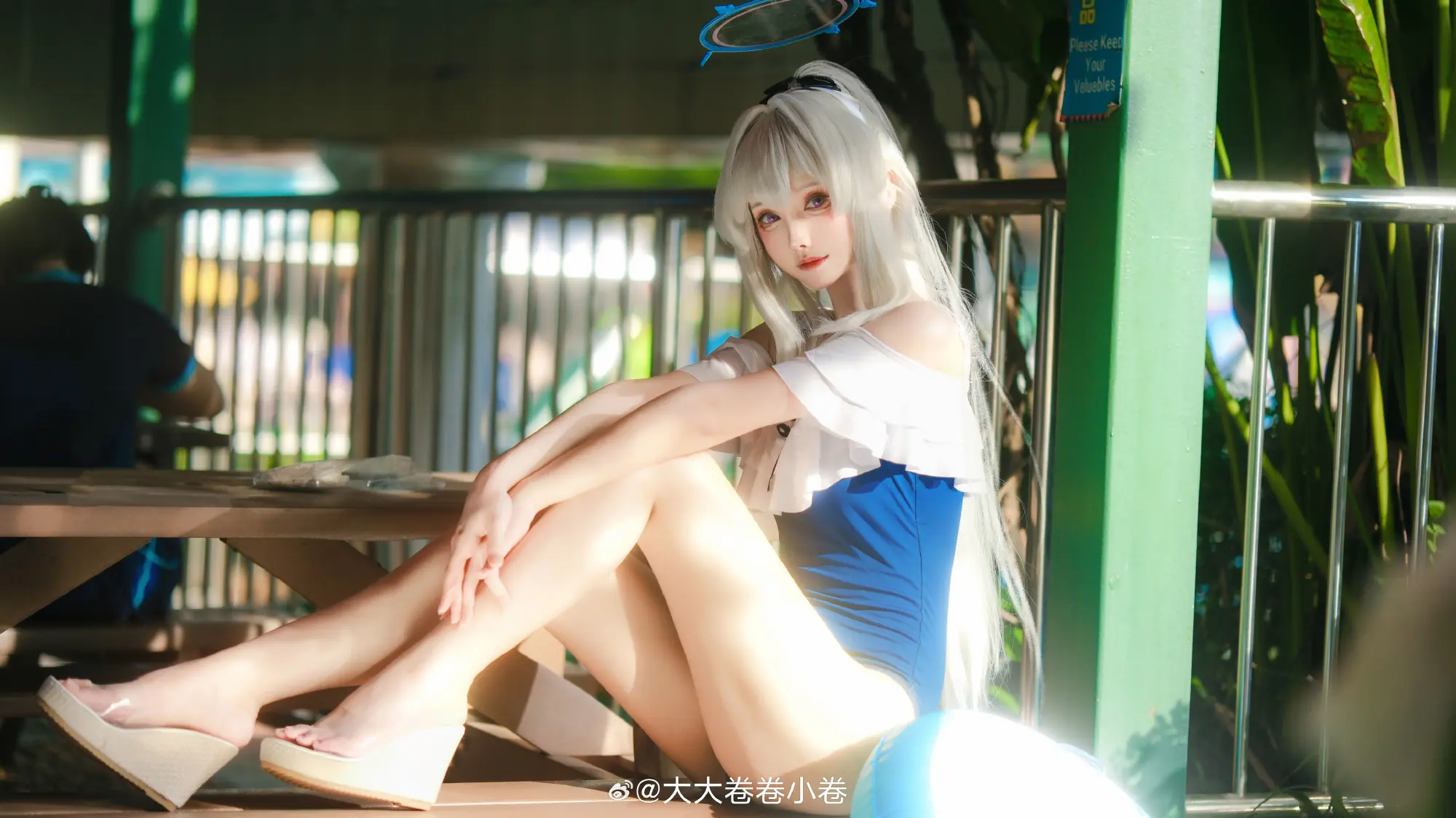 cosplay 蔚蓝档案 月雪宫子@大大卷卷小卷 COSPLAY-第6张