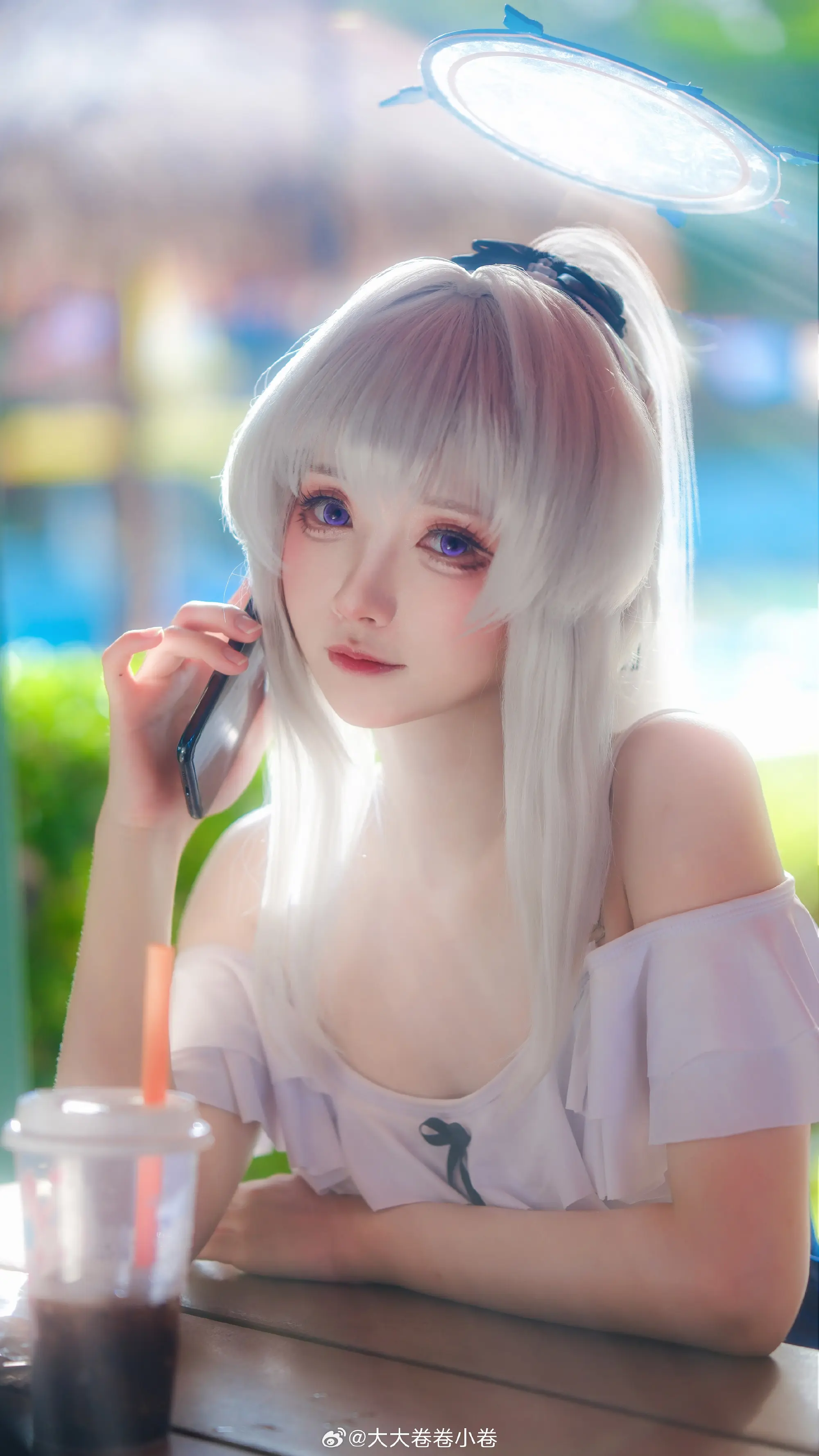 cosplay 蔚蓝档案 月雪宫子@大大卷卷小卷 COSPLAY-第3张