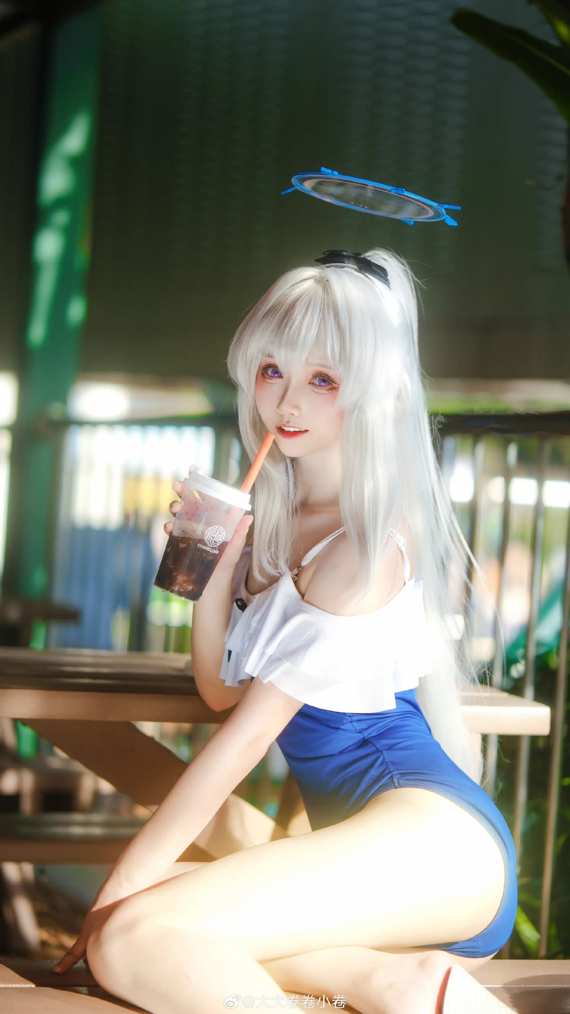 cosplay 蔚蓝档案 月雪宫子@大大卷卷小卷 COSPLAY-第4张