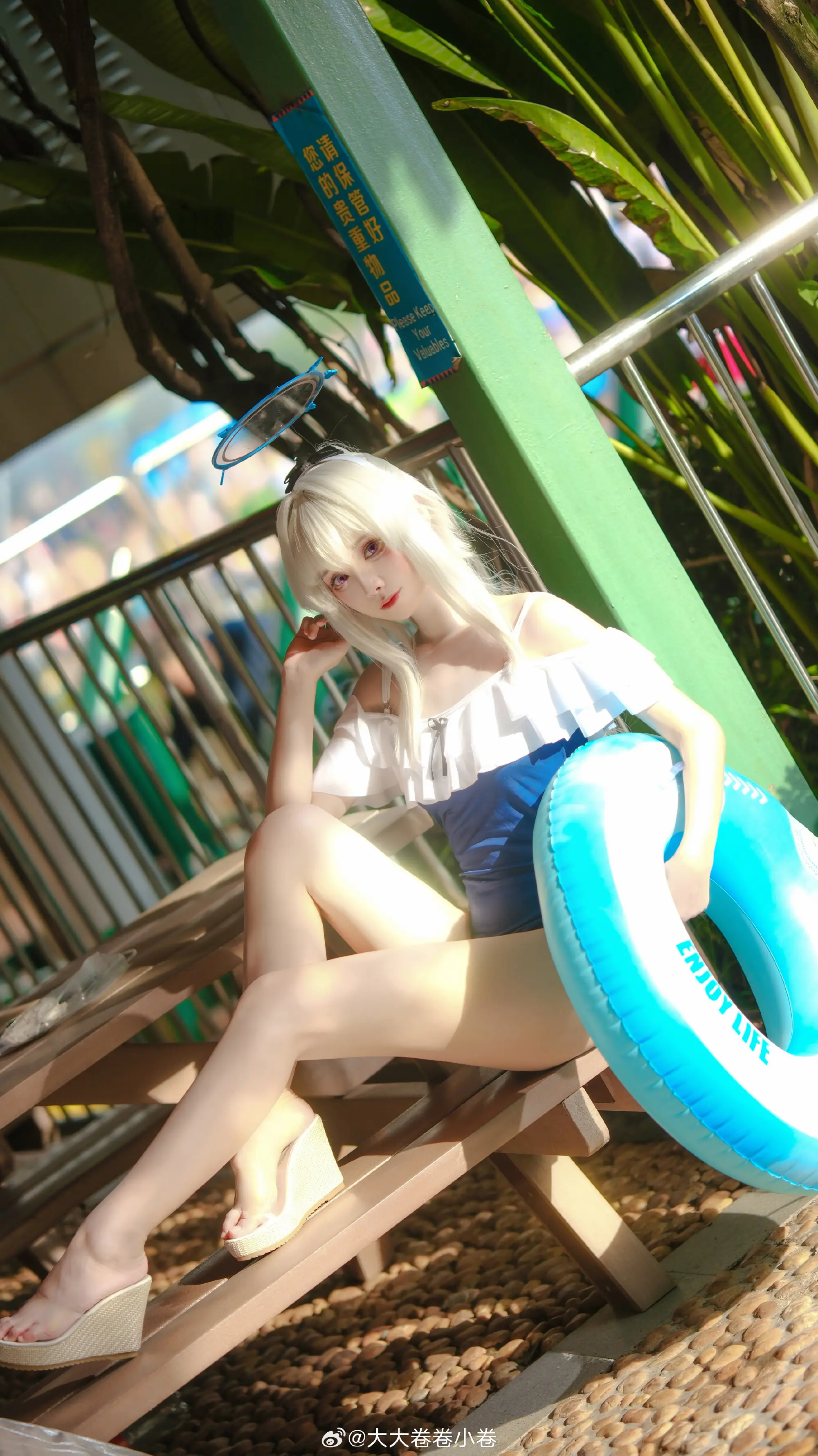 cosplay 蔚蓝档案 月雪宫子@大大卷卷小卷 COSPLAY-第7张