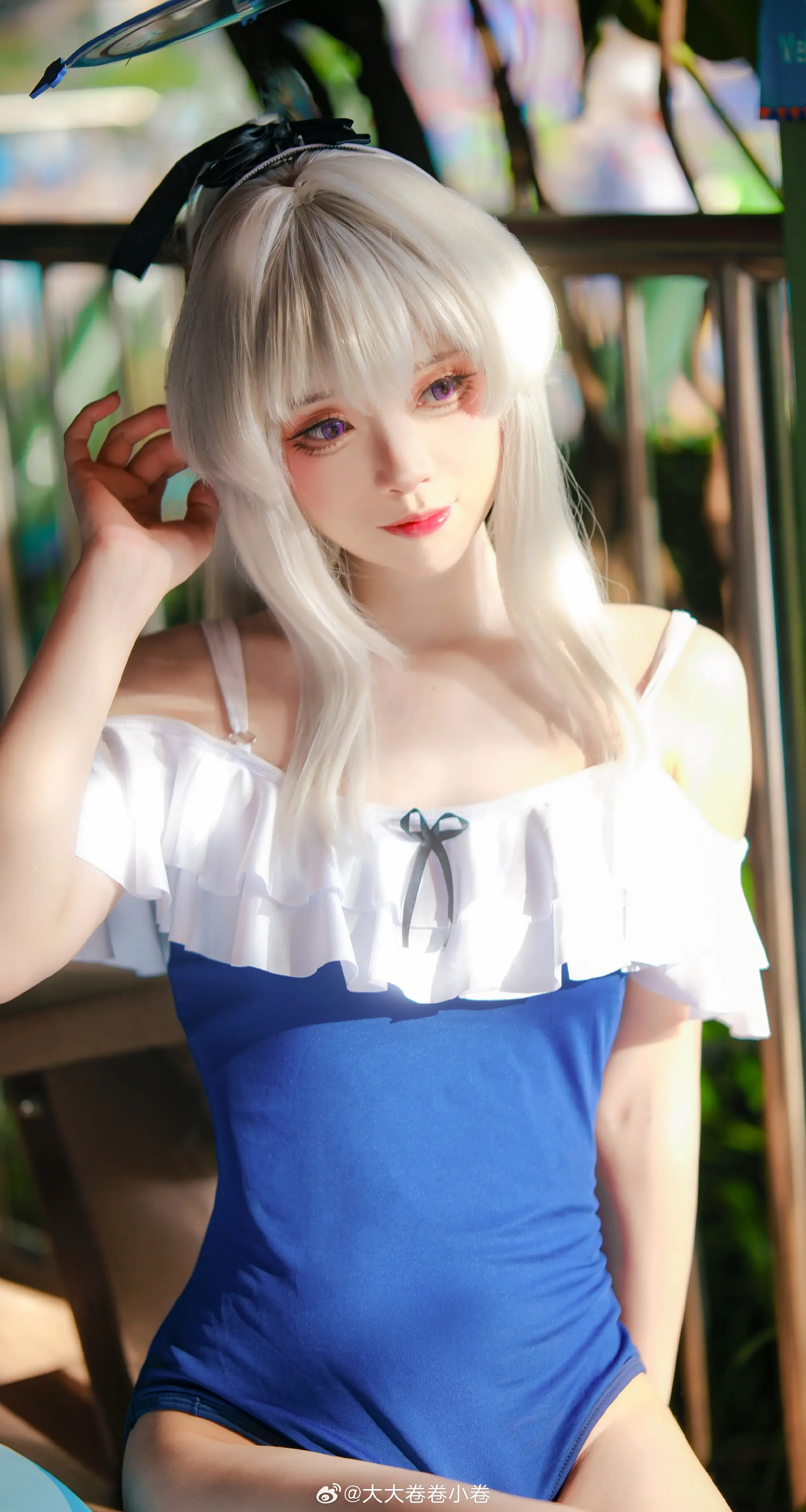 cosplay 蔚蓝档案 月雪宫子@大大卷卷小卷 COSPLAY-第8张