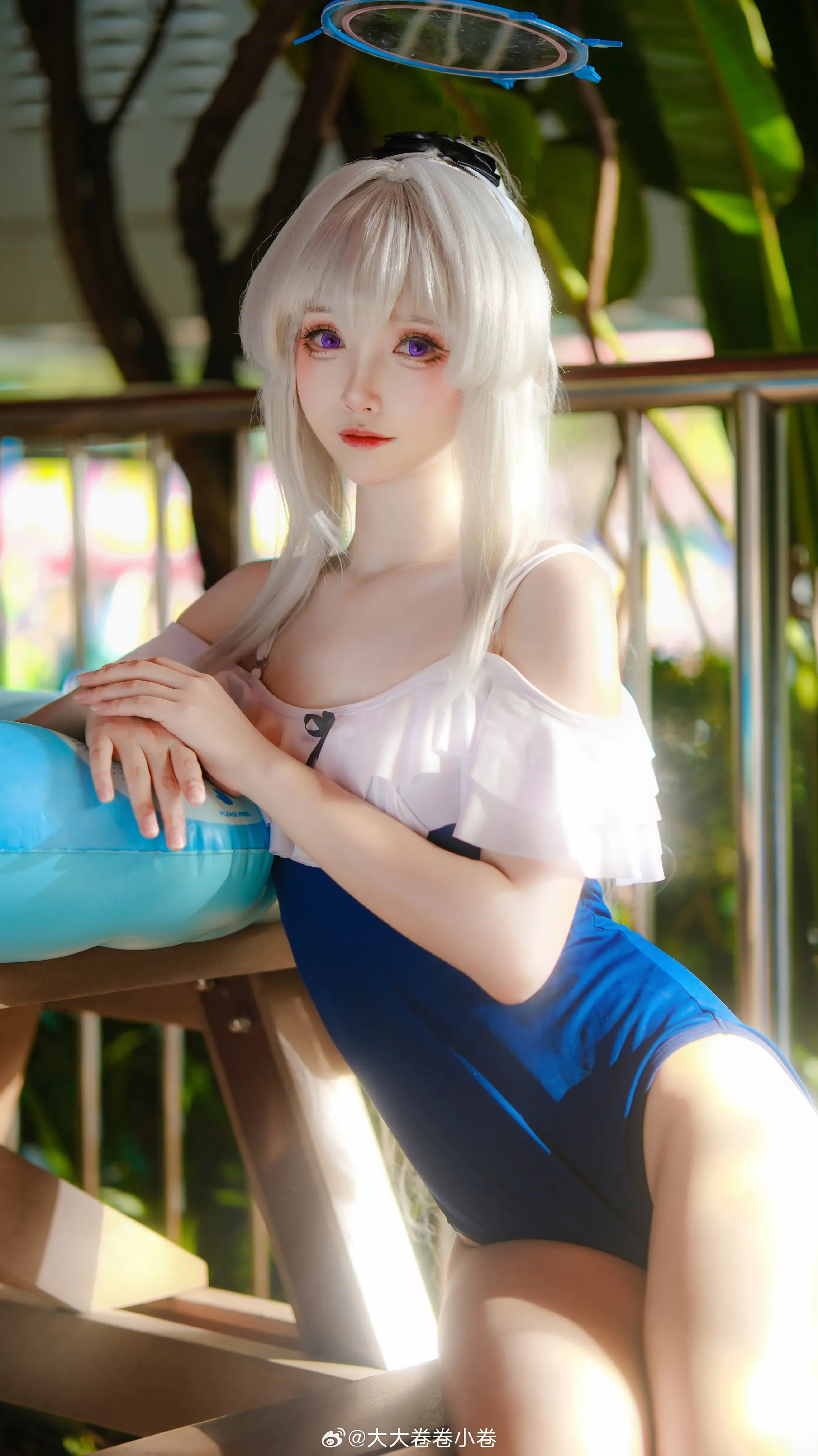 cosplay 蔚蓝档案 月雪宫子@大大卷卷小卷-公众号小姨ai