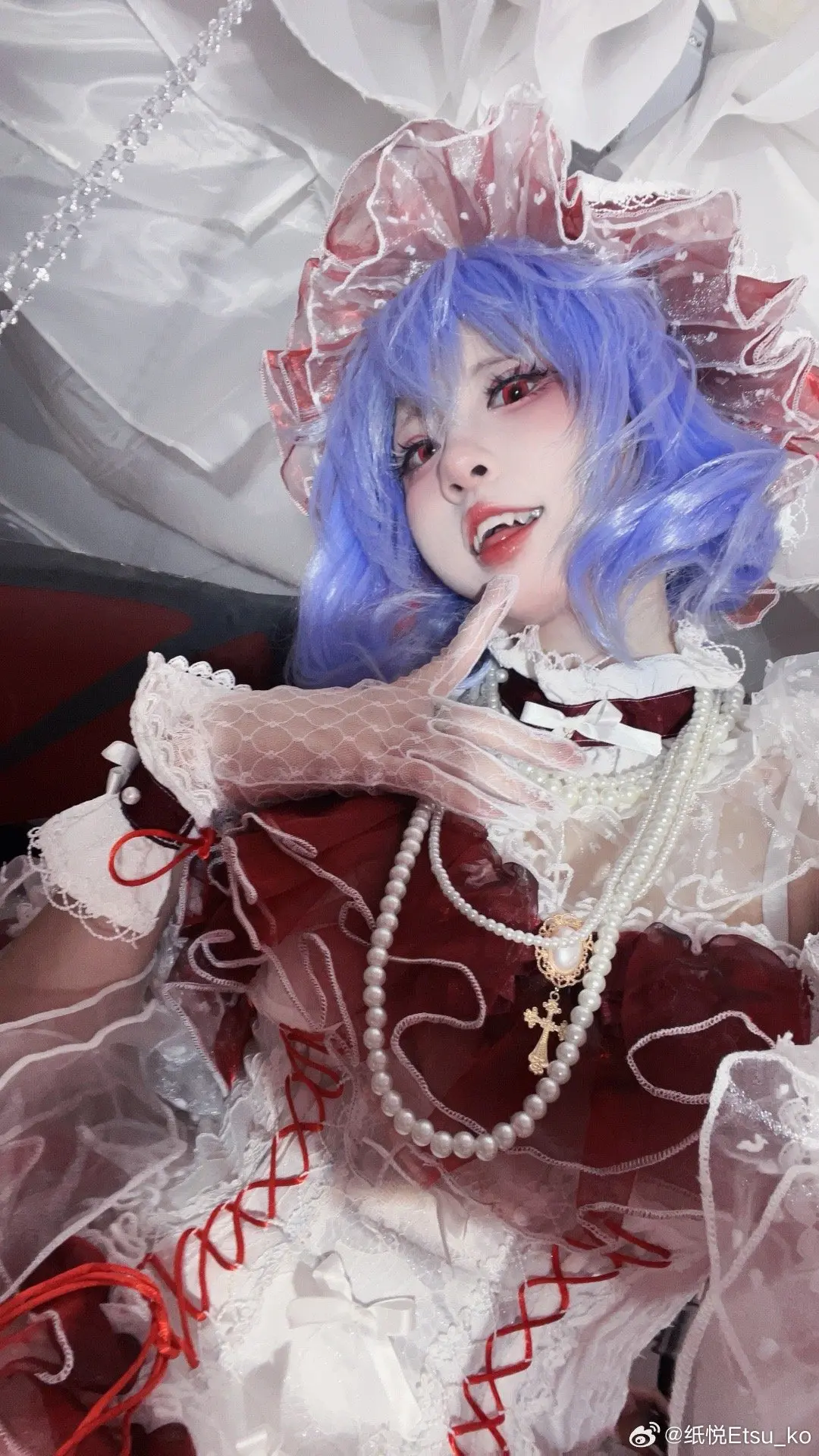 COSPLAY 东方project 蕾米莉亚·斯卡雷特@纸悦Etsu_ko COSPLAY-第2张