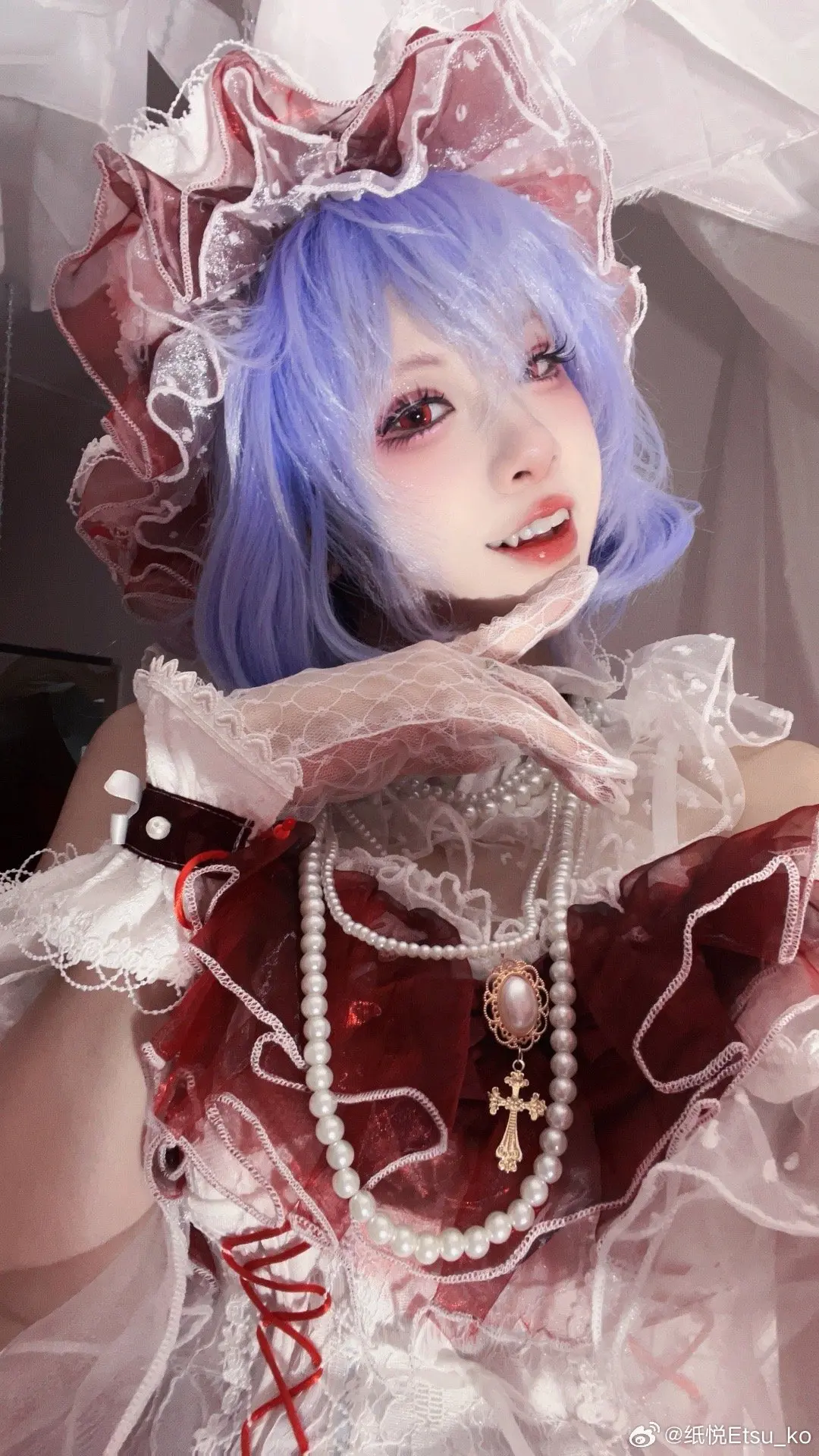 COSPLAY 东方project 蕾米莉亚·斯卡雷特@纸悦Etsu_ko COSPLAY-第5张