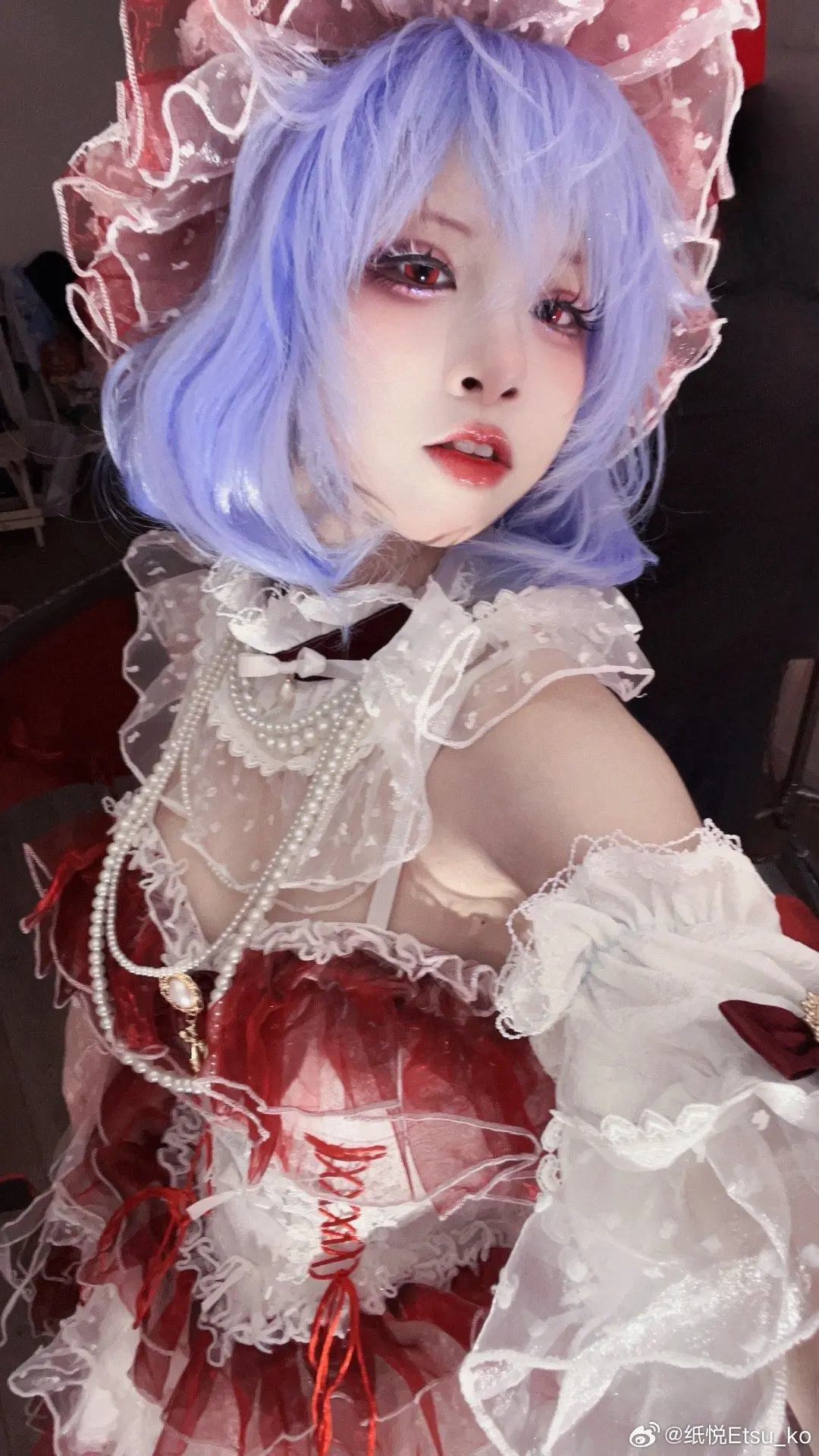 COSPLAY 东方project 蕾米莉亚·斯卡雷特@纸悦Etsu_ko-公众号小姨ai