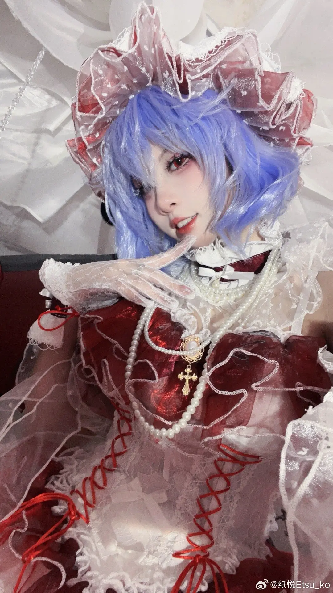 COSPLAY 东方project 蕾米莉亚·斯卡雷特@纸悦Etsu_ko COSPLAY-第3张