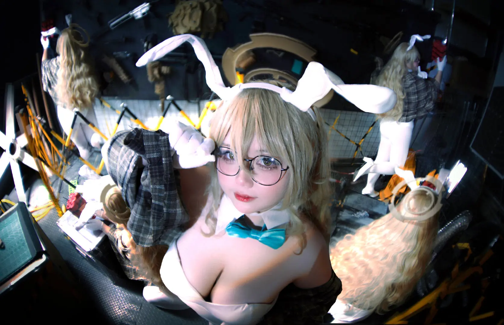 COSPLAY 这样就能成为更完美的…「兔子」了哦。蔚蓝档案@慧眼的奈娜 COSPLAY-第3张