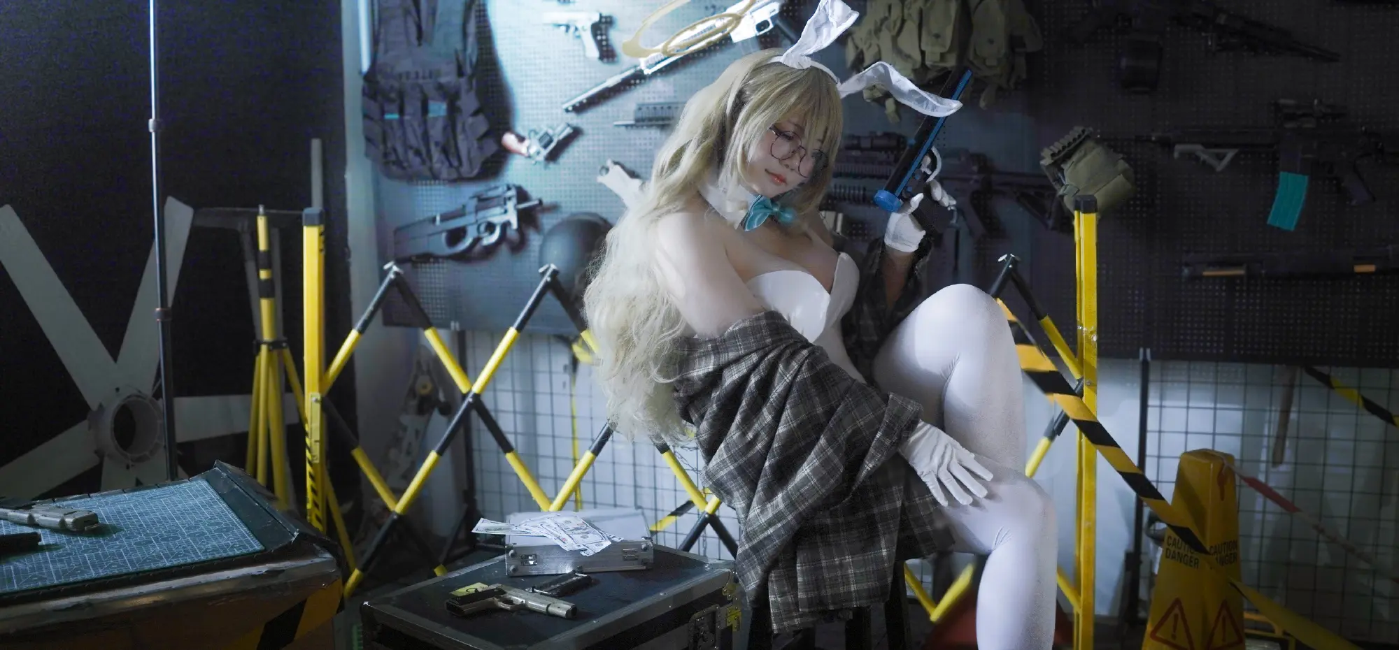 COSPLAY 这样就能成为更完美的…「兔子」了哦。蔚蓝档案@慧眼的奈娜 COSPLAY-第8张