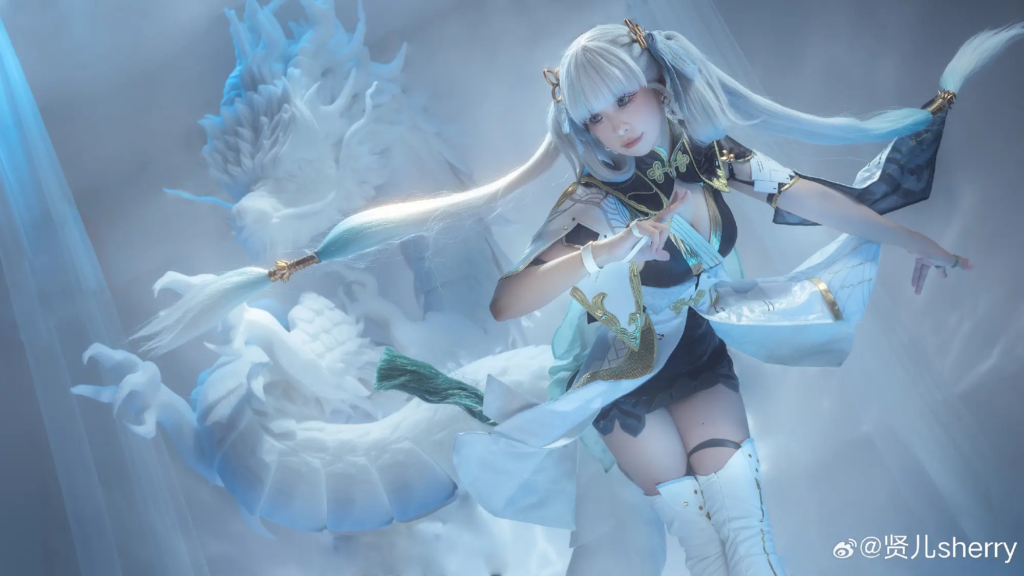 COSPLAY 我刚刚许愿，今州和你都能平平安安  鸣潮 今汐@贤儿sherry COSPLAY-第11张