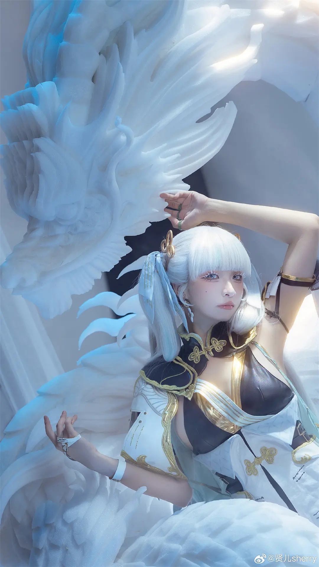 COSPLAY 我刚刚许愿，今州和你都能平平安安  鸣潮 今汐@贤儿sherry COSPLAY-第18张