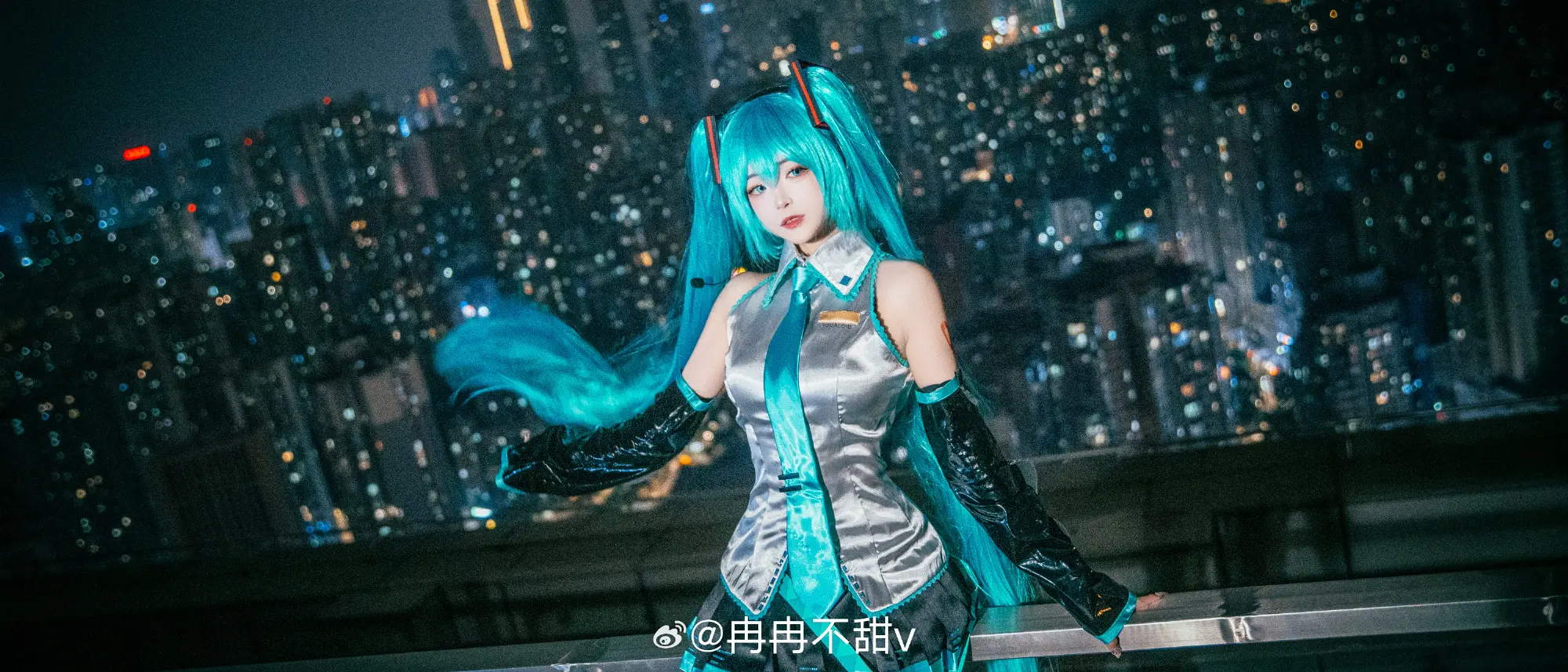 cosplay 从未来传来的最初之声🎵 世界第一公主殿下——初音未来！@冉冉不甜v COSPLAY-第5张
