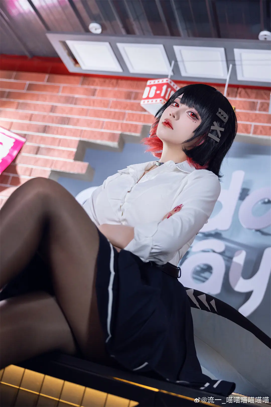 COSPLAY 绝区零 艾莲鲨疯@流一_喵喵喵喵喵喵 COSPLAY-第6张