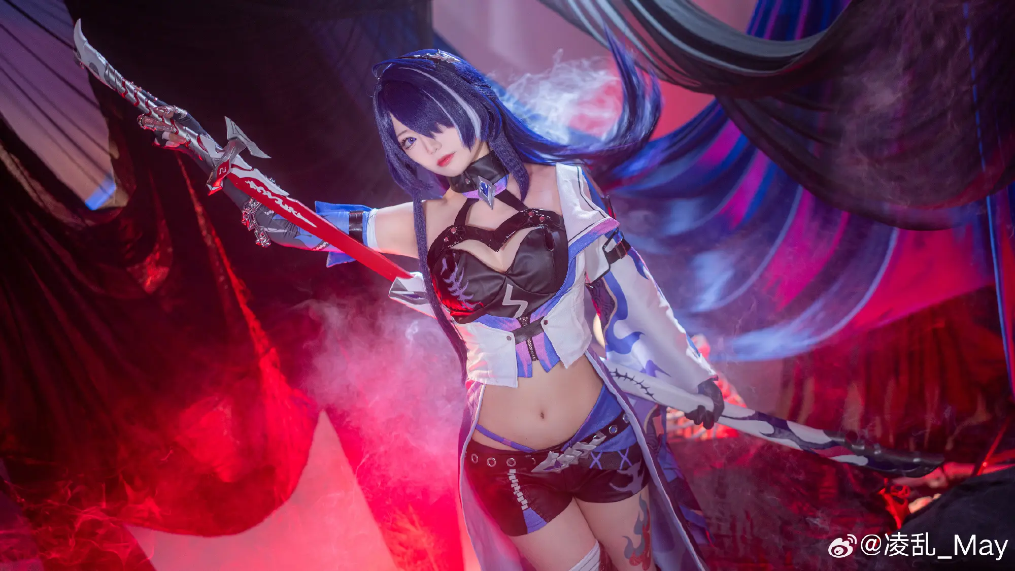 COSPLAY 我为逝者哀哭。暮雨…终将落下。星穹铁道 黄泉@凌乱_May COSPLAY-第5张