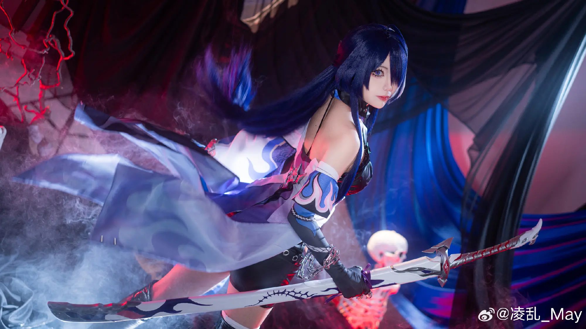 COSPLAY 我为逝者哀哭。暮雨…终将落下。星穹铁道 黄泉@凌乱_May COSPLAY-第9张