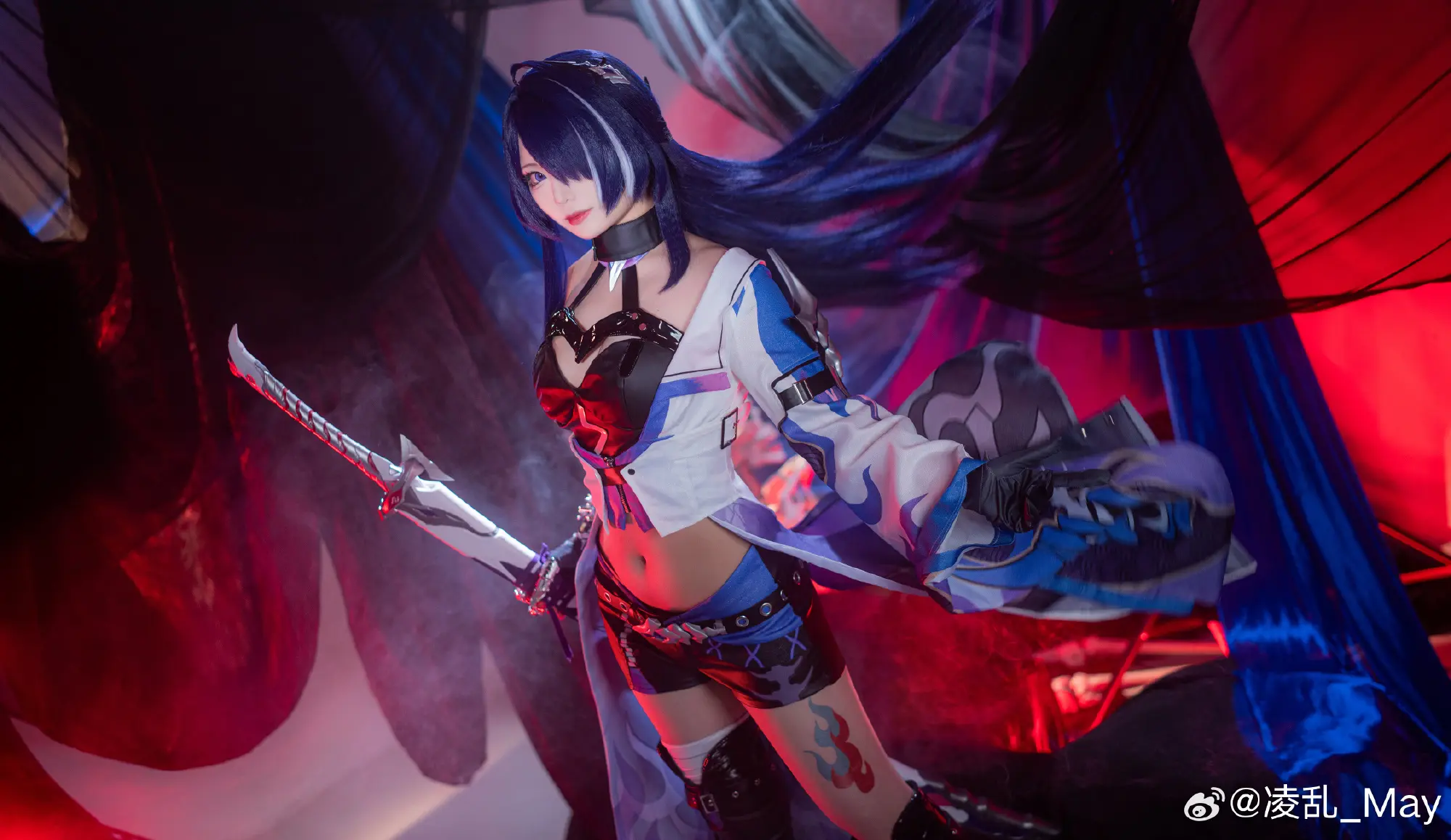 COSPLAY 我为逝者哀哭。暮雨…终将落下。星穹铁道 黄泉@凌乱_May COSPLAY-第3张