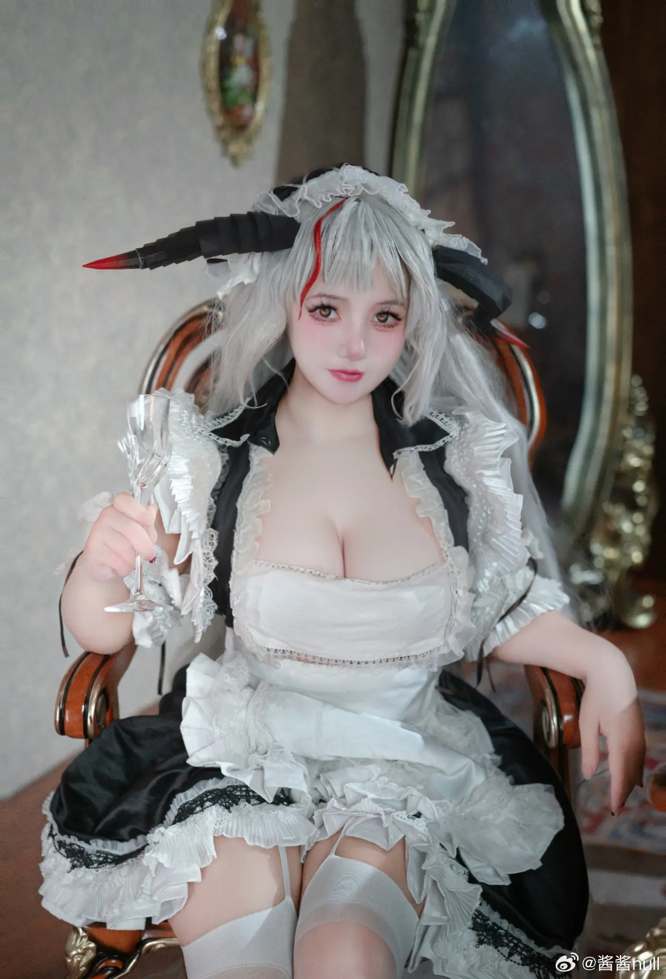 cosplay 碧蓝航线 埃吉尔女仆@酱酱null COSPLAY-第4张