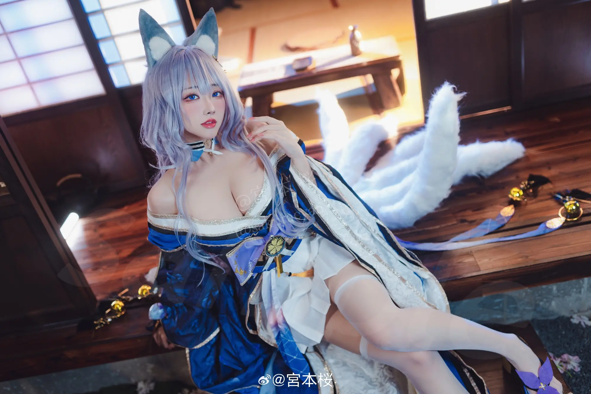 cosplay  🌙欢迎回来，妾身已等候汝多时了。 碧蓝航线 信浓@宮本桜 COSPLAY-第9张