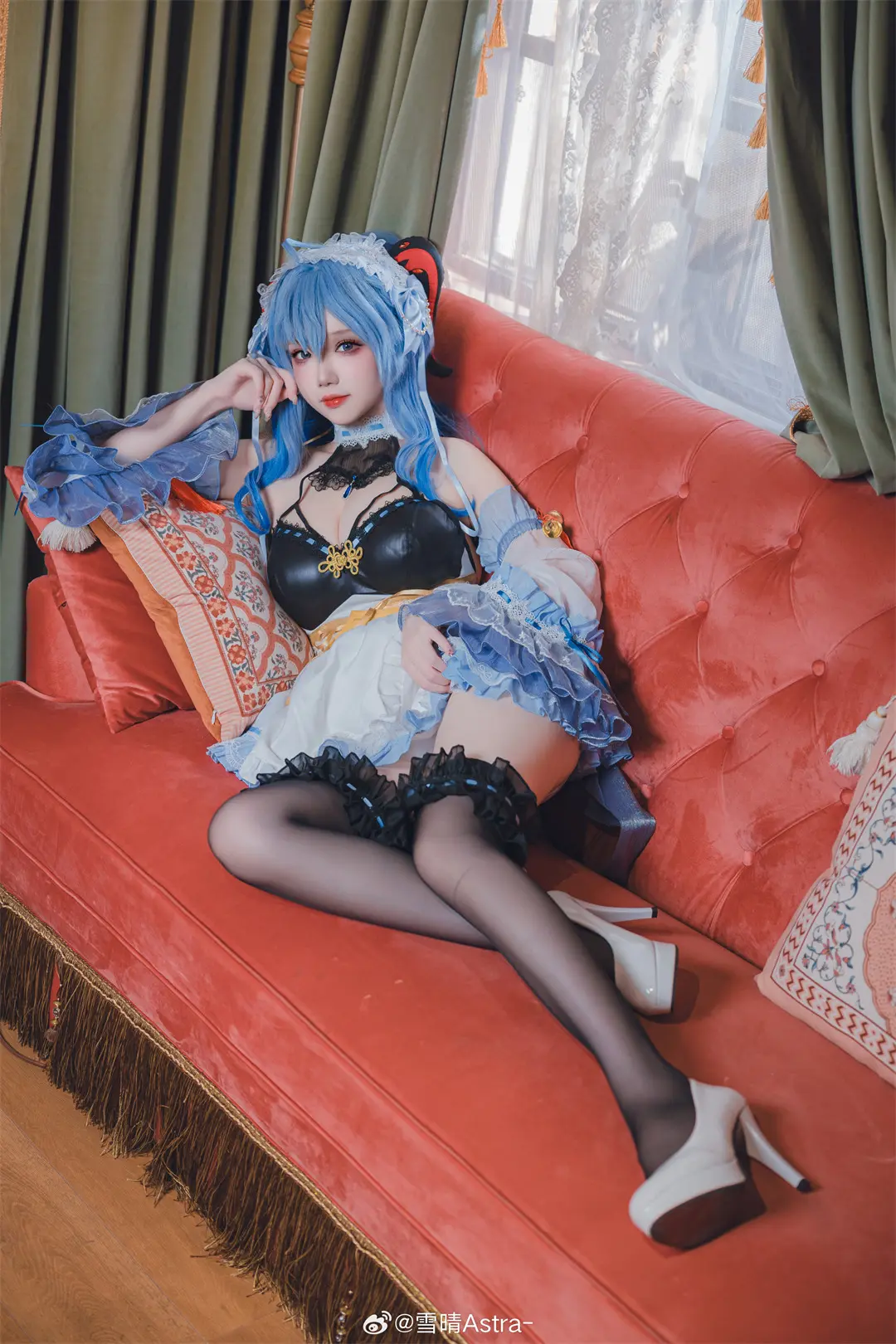 cosplay 请让女仆甘雨也加入到你的旅行吧！ 原神 甘雨@雪晴Astra- COSPLAY-第4张