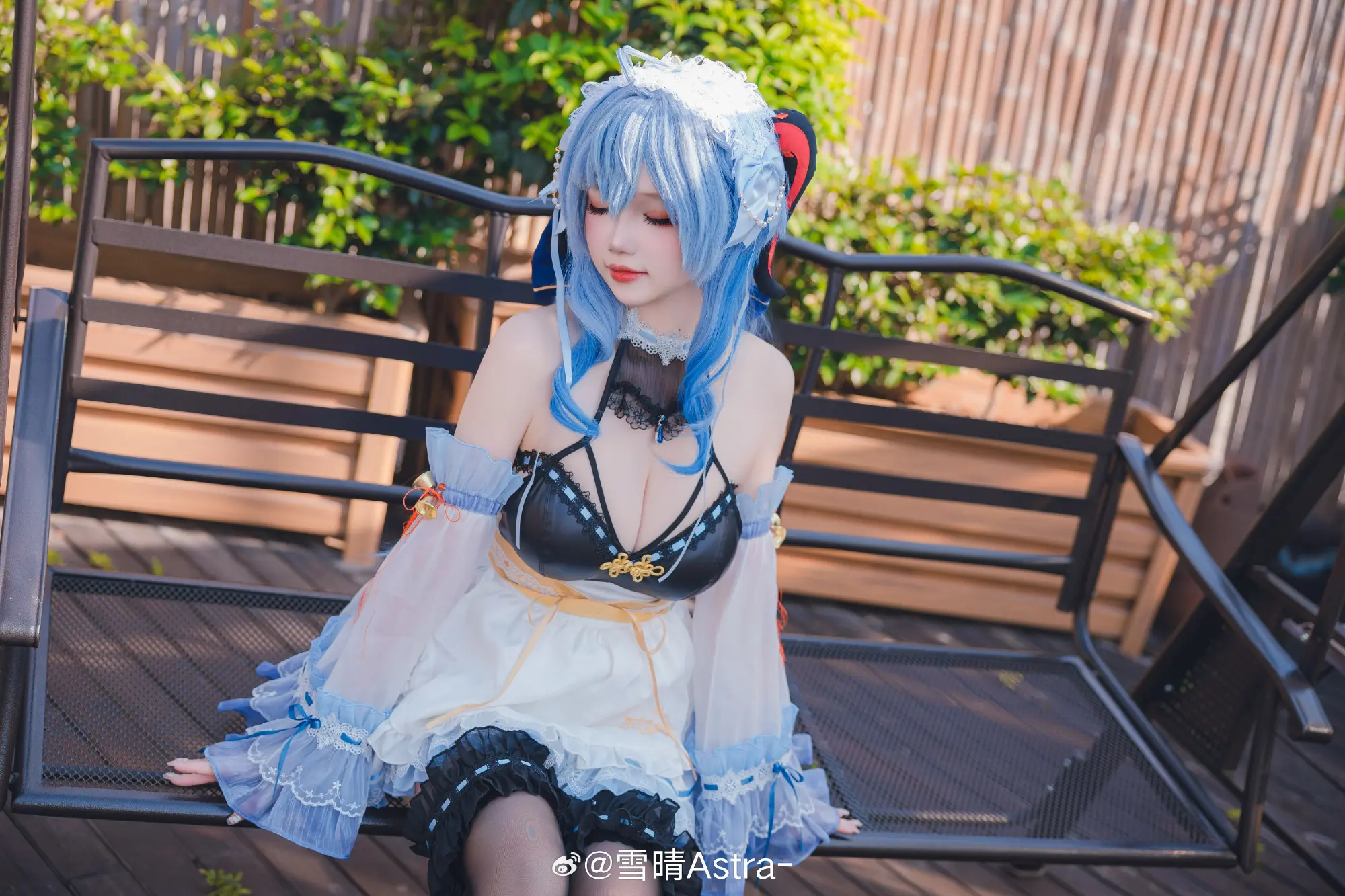cosplay 请让女仆甘雨也加入到你的旅行吧！ 原神 甘雨@雪晴Astra- COSPLAY-第8张