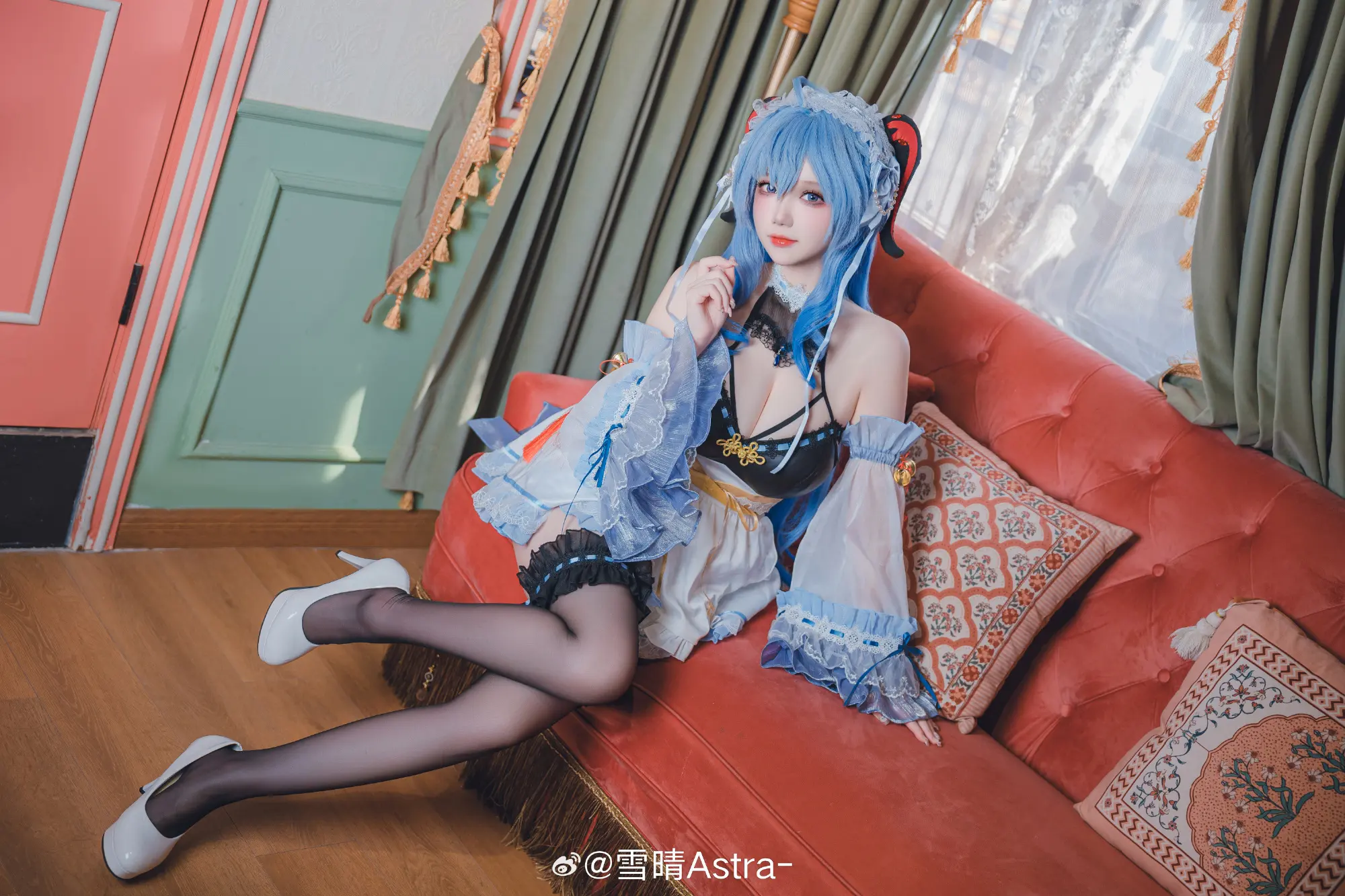 cosplay 请让女仆甘雨也加入到你的旅行吧！ 原神 甘雨@雪晴Astra- COSPLAY-第5张