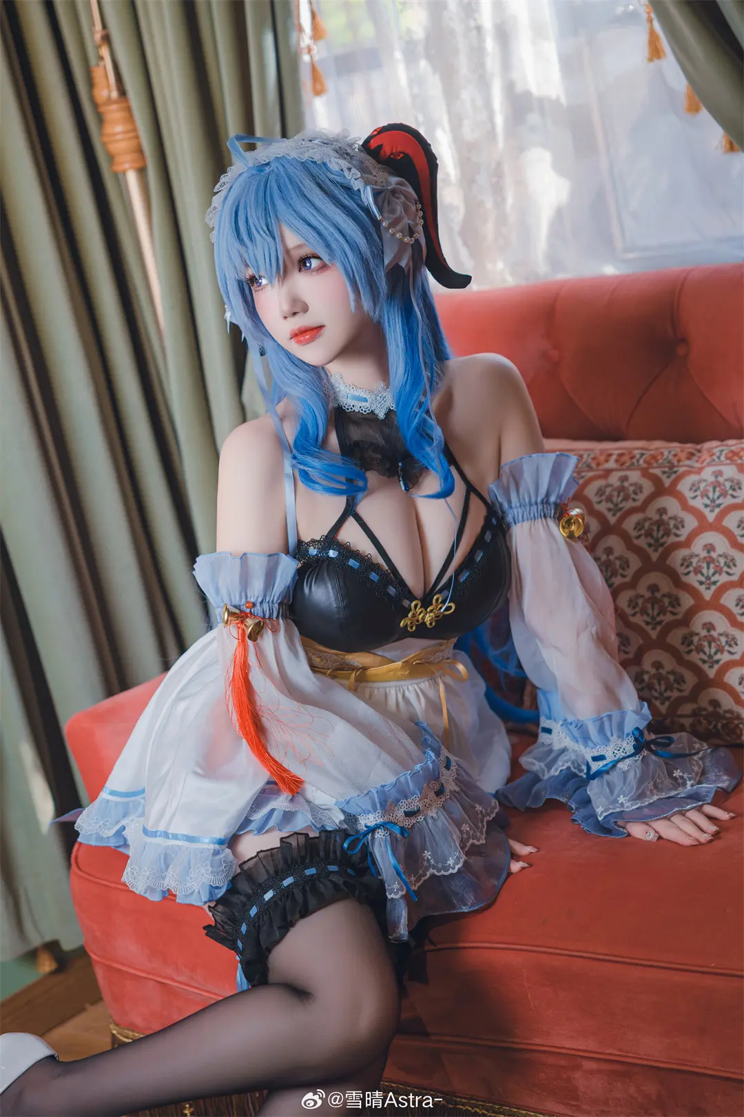 cosplay 请让女仆甘雨也加入到你的旅行吧！ 原神 甘雨@雪晴Astra- COSPLAY-第3张