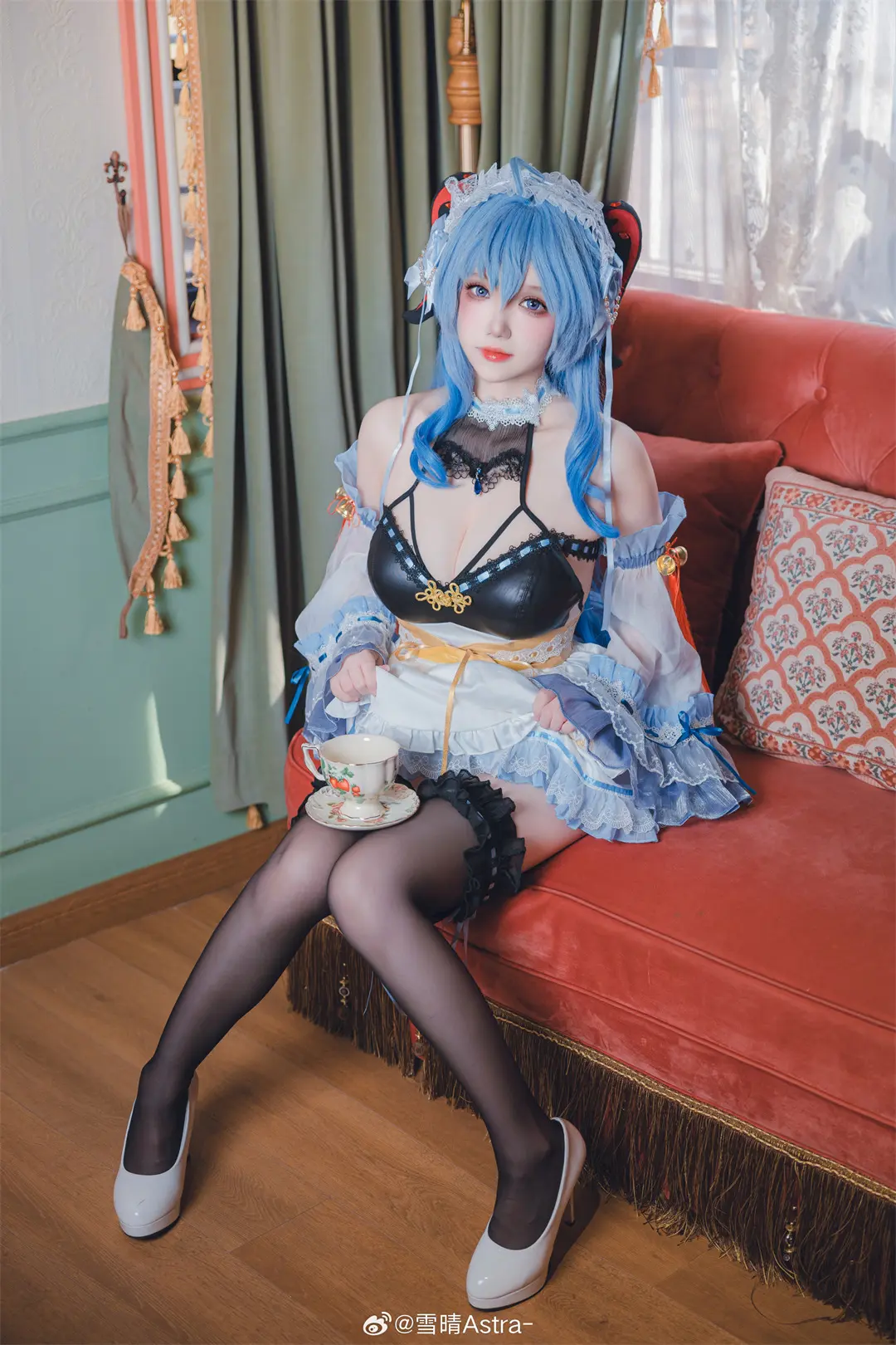 cosplay 请让女仆甘雨也加入到你的旅行吧！ 原神 甘雨@雪晴Astra- COSPLAY-第6张