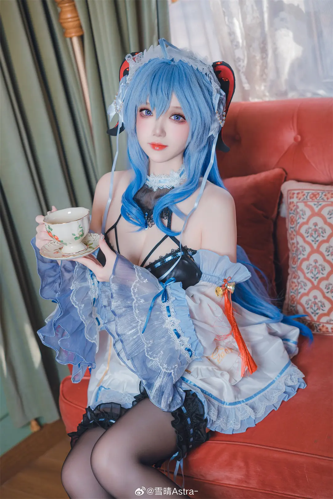 cosplay 请让女仆甘雨也加入到你的旅行吧！ 原神 甘雨@雪晴Astra- COSPLAY-第7张