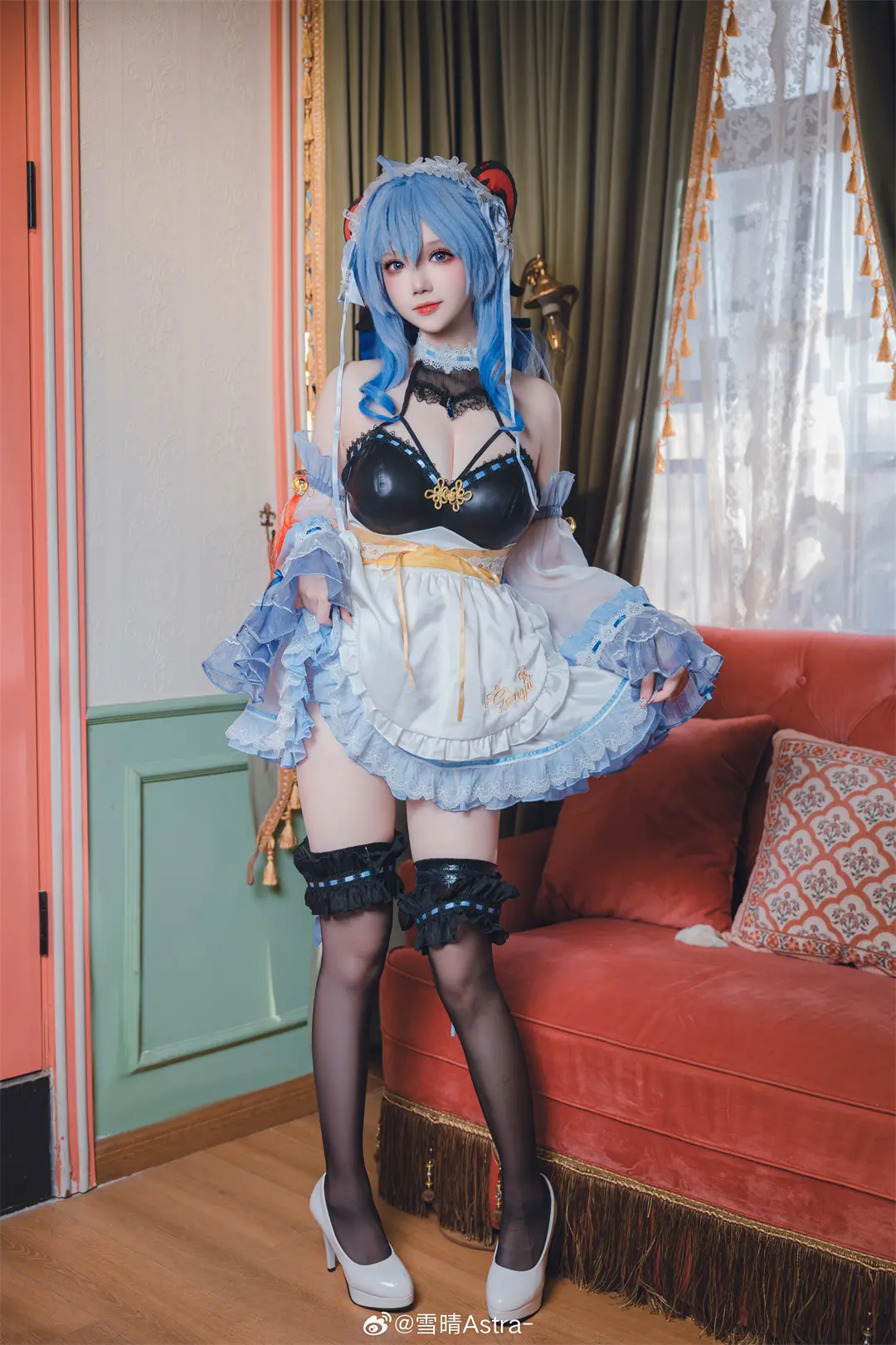 cosplay 请让女仆甘雨也加入到你的旅行吧！ 原神 甘雨@雪晴Astra- COSPLAY-第9张