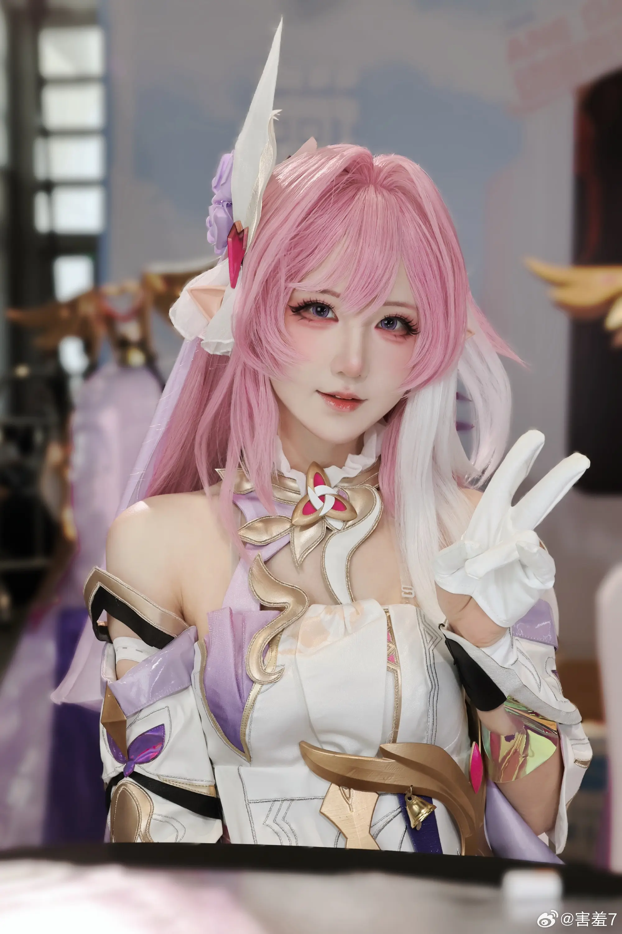 cosplay 崩坏3 爱莉希雅@害羞7-公众号小姨ai