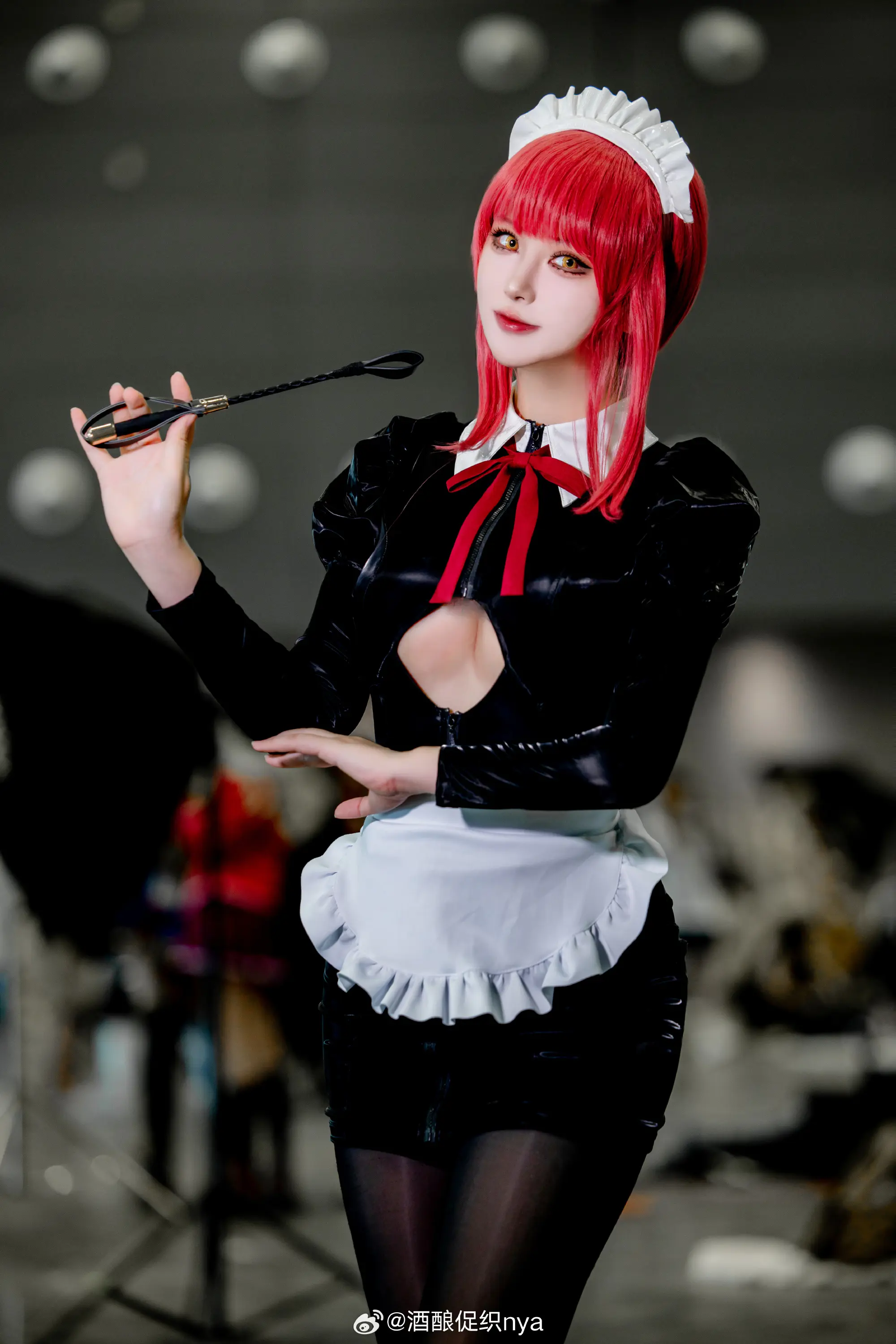 cosplay 链锯人 玛奇玛同人女仆@酒酿促织nya COSPLAY-第3张