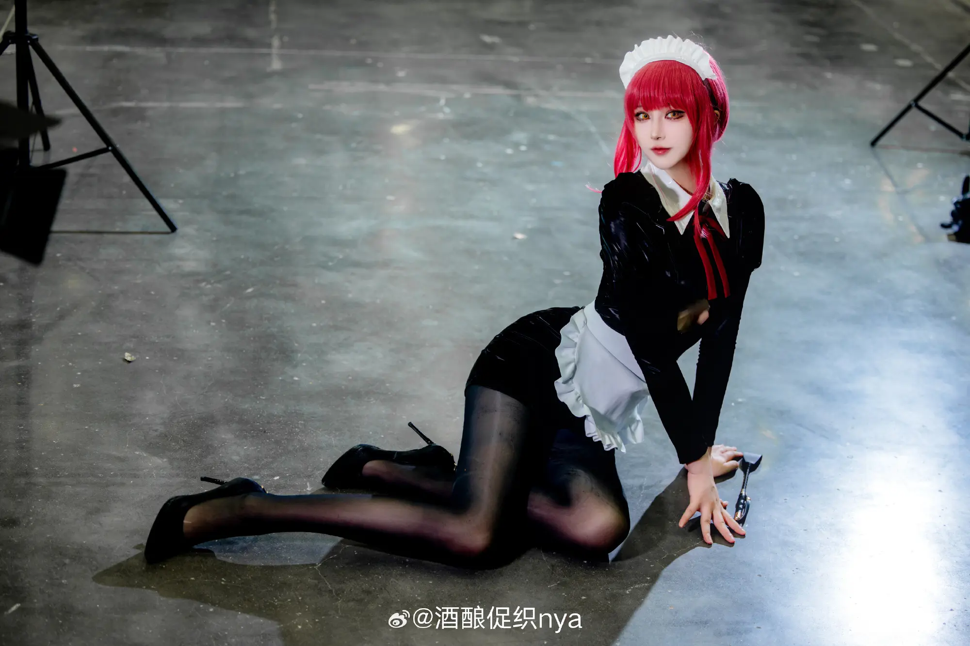 cosplay 链锯人 玛奇玛同人女仆@酒酿促织nya COSPLAY-第4张