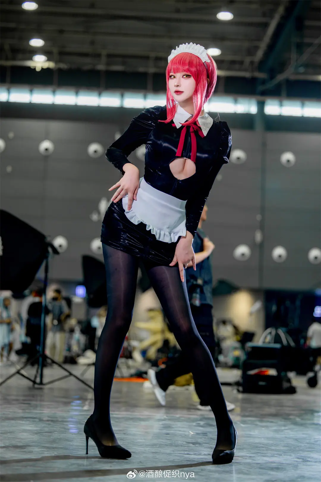 cosplay 链锯人 玛奇玛同人女仆@酒酿促织nya COSPLAY-第8张