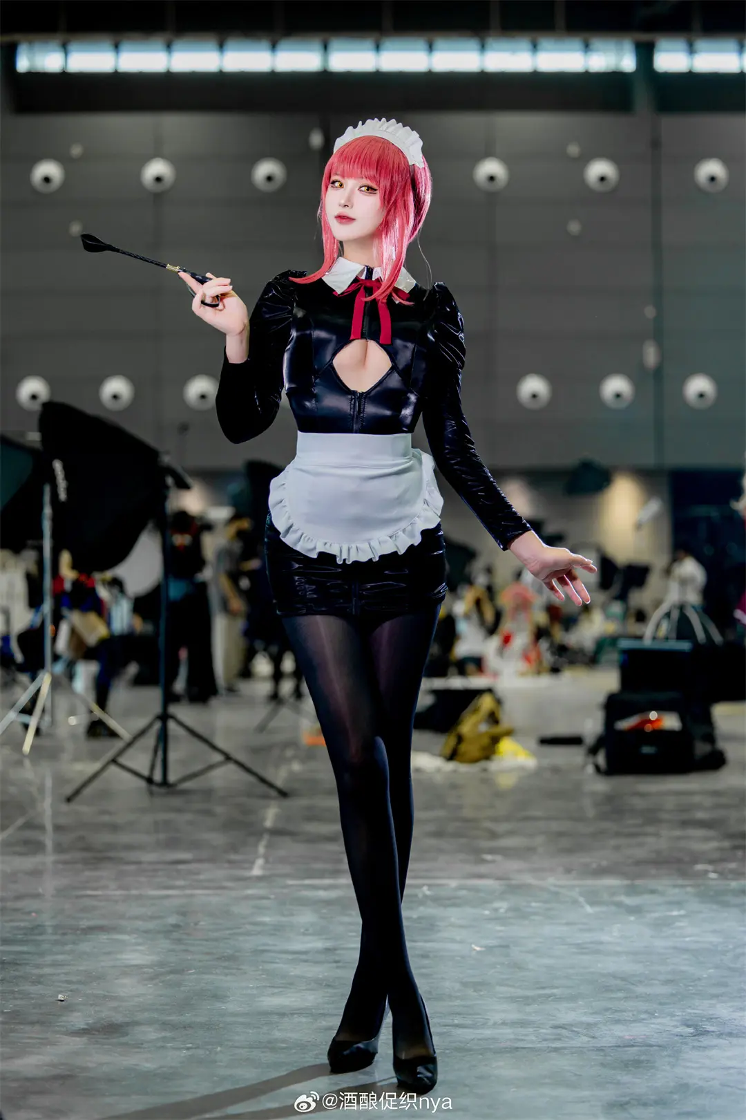cosplay 链锯人 玛奇玛同人女仆@酒酿促织nya COSPLAY-第9张