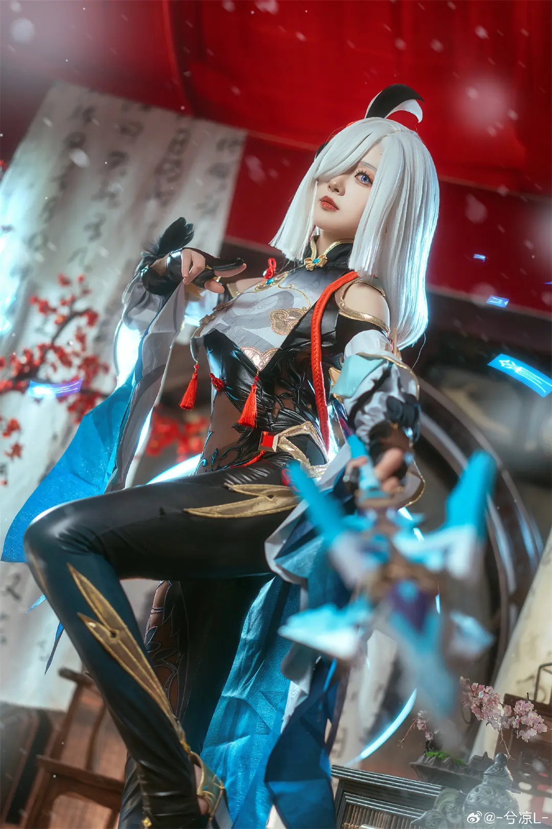 cosplay 心无杂念，方可超然。 原神 申鹤@-兮凉L- COSPLAY-第7张