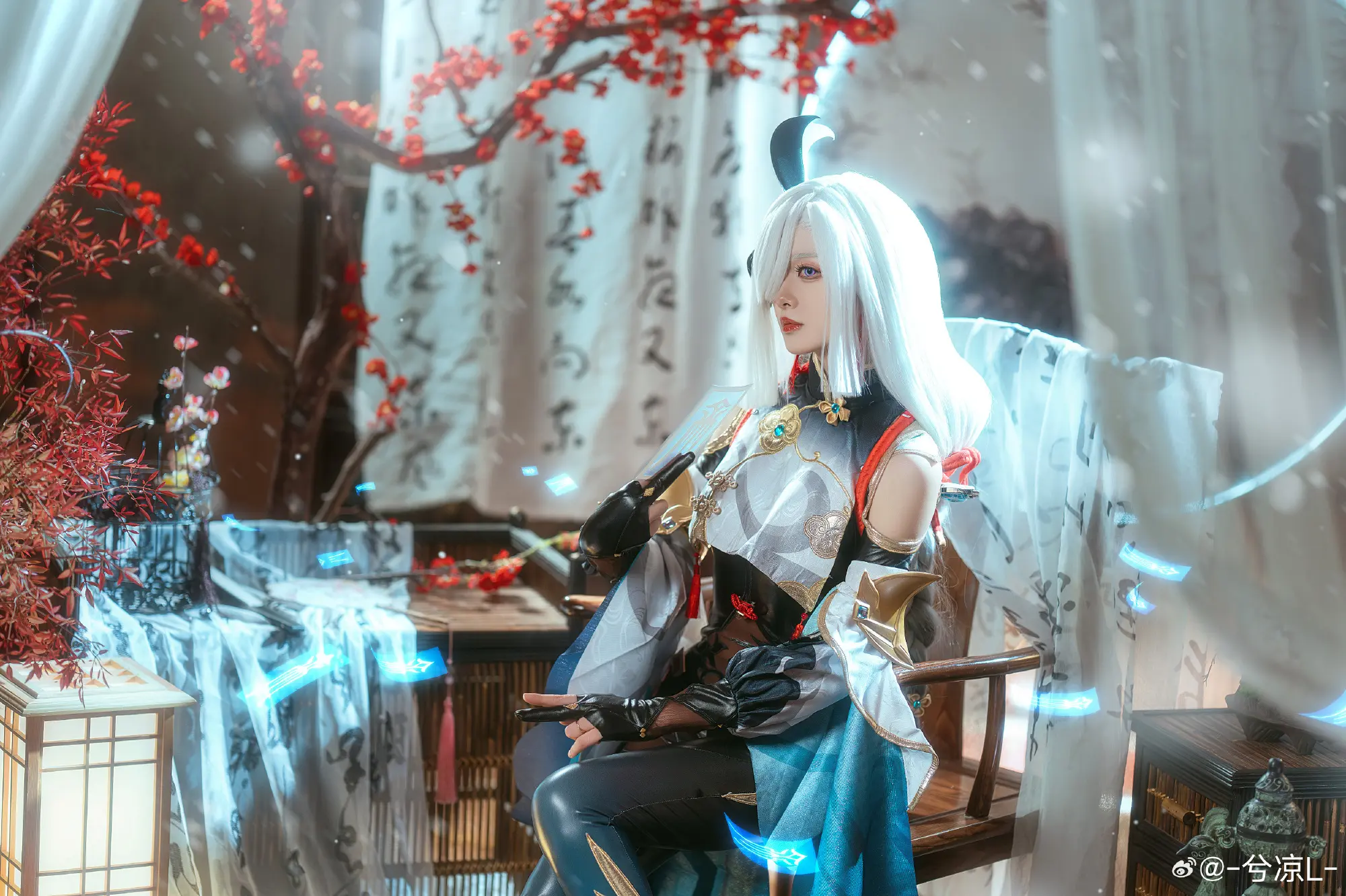 cosplay 心无杂念，方可超然。 原神 申鹤@-兮凉L- COSPLAY-第5张