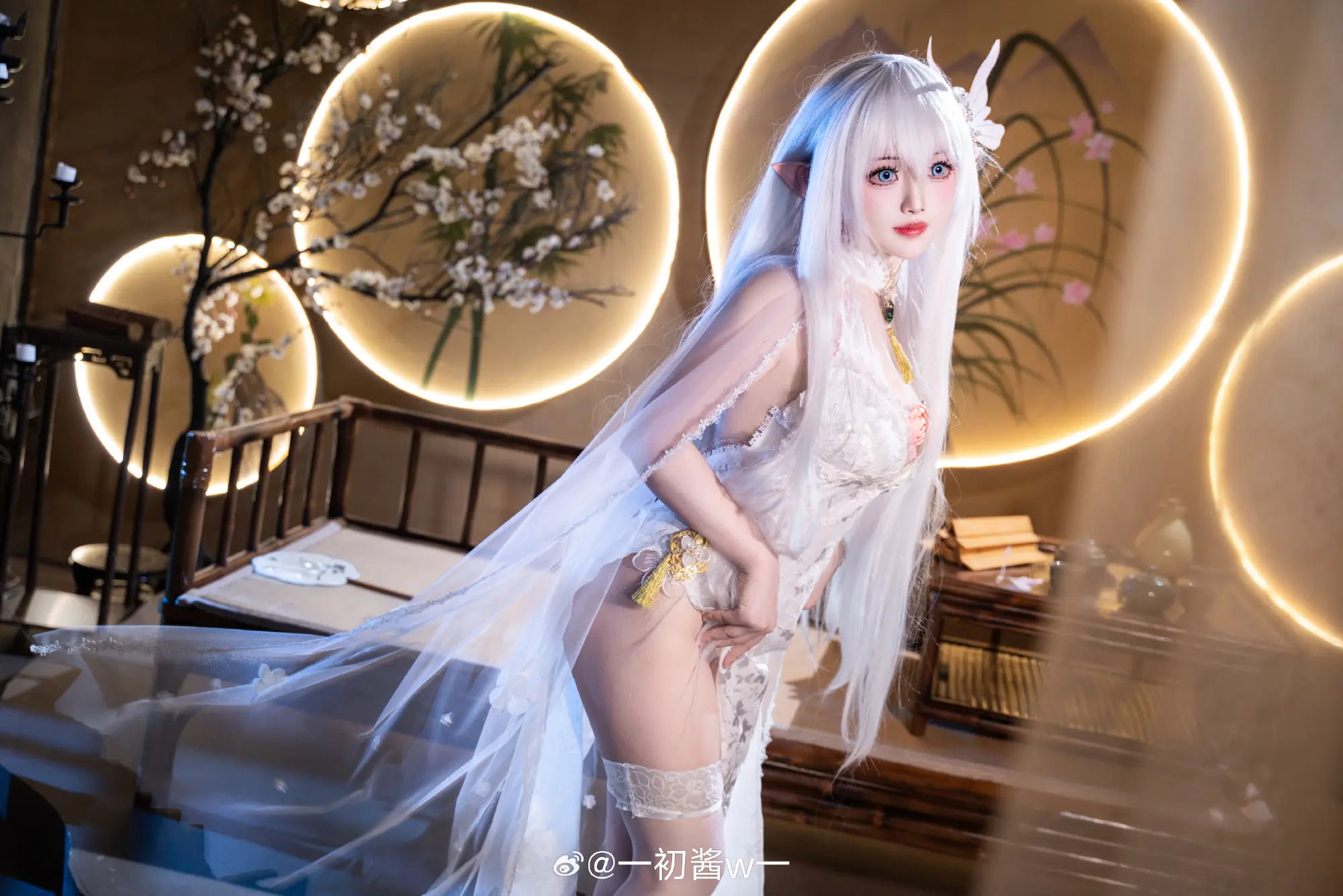 COSPLAY 秘书舰的工作…就请交给我吧！碧蓝航线 阿尔比恩@一初酱w一 COSPLAY-第2张