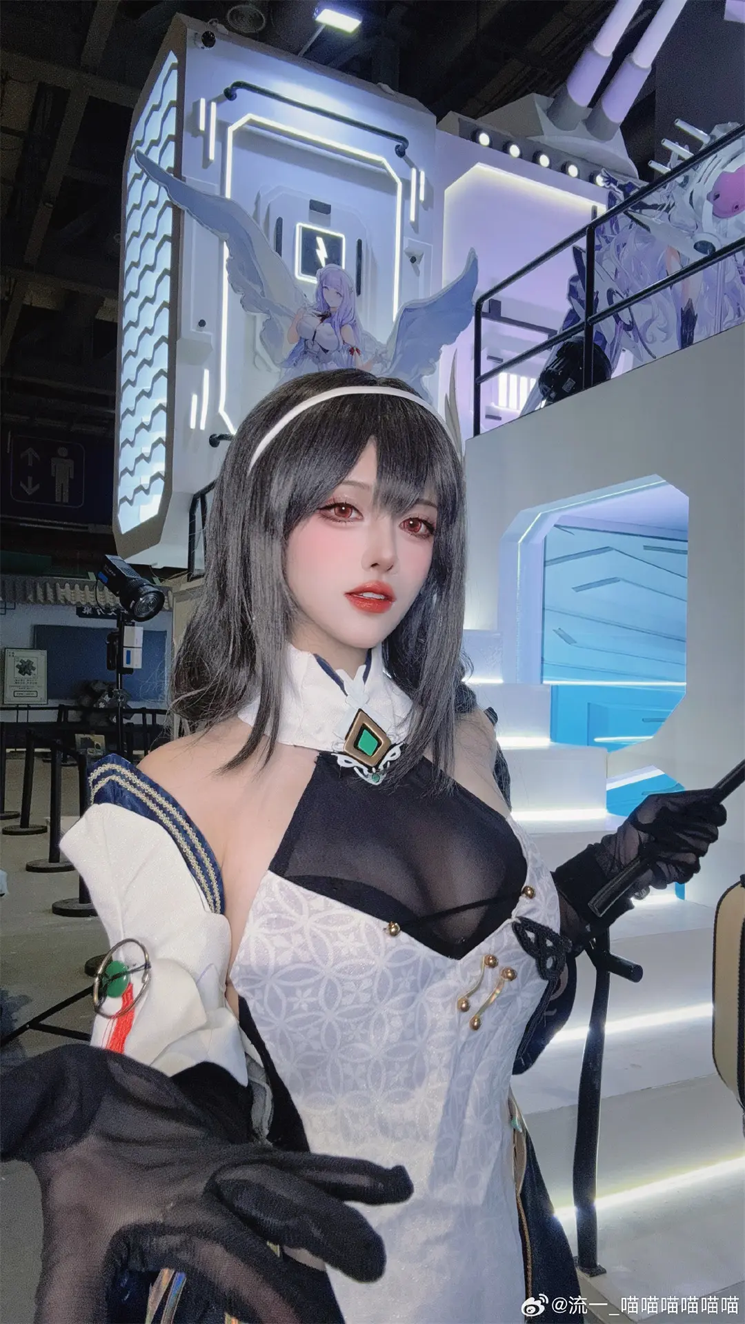 COSPLAY 今年bw又大雨！🌧️好好好指挥官欢迎回港！！！ 碧蓝航线@流一_喵喵喵喵喵喵-公众号小姨ai